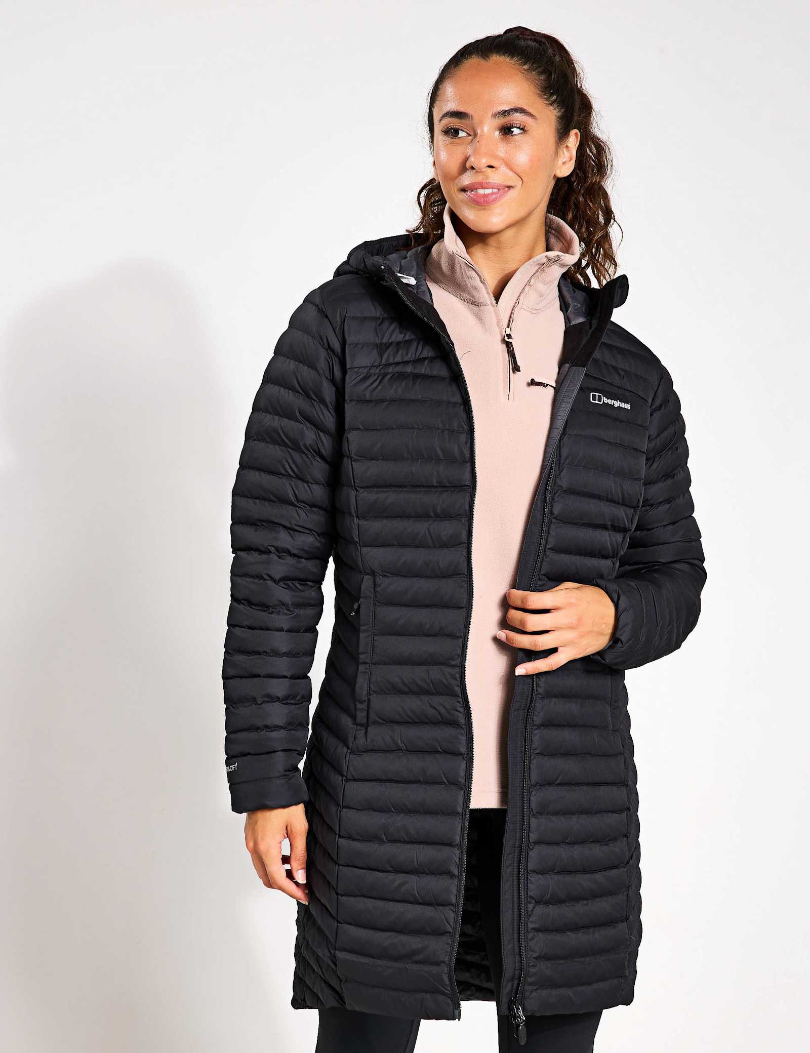 Nula Micro Hooded Longline Puffer Jacket - image 1