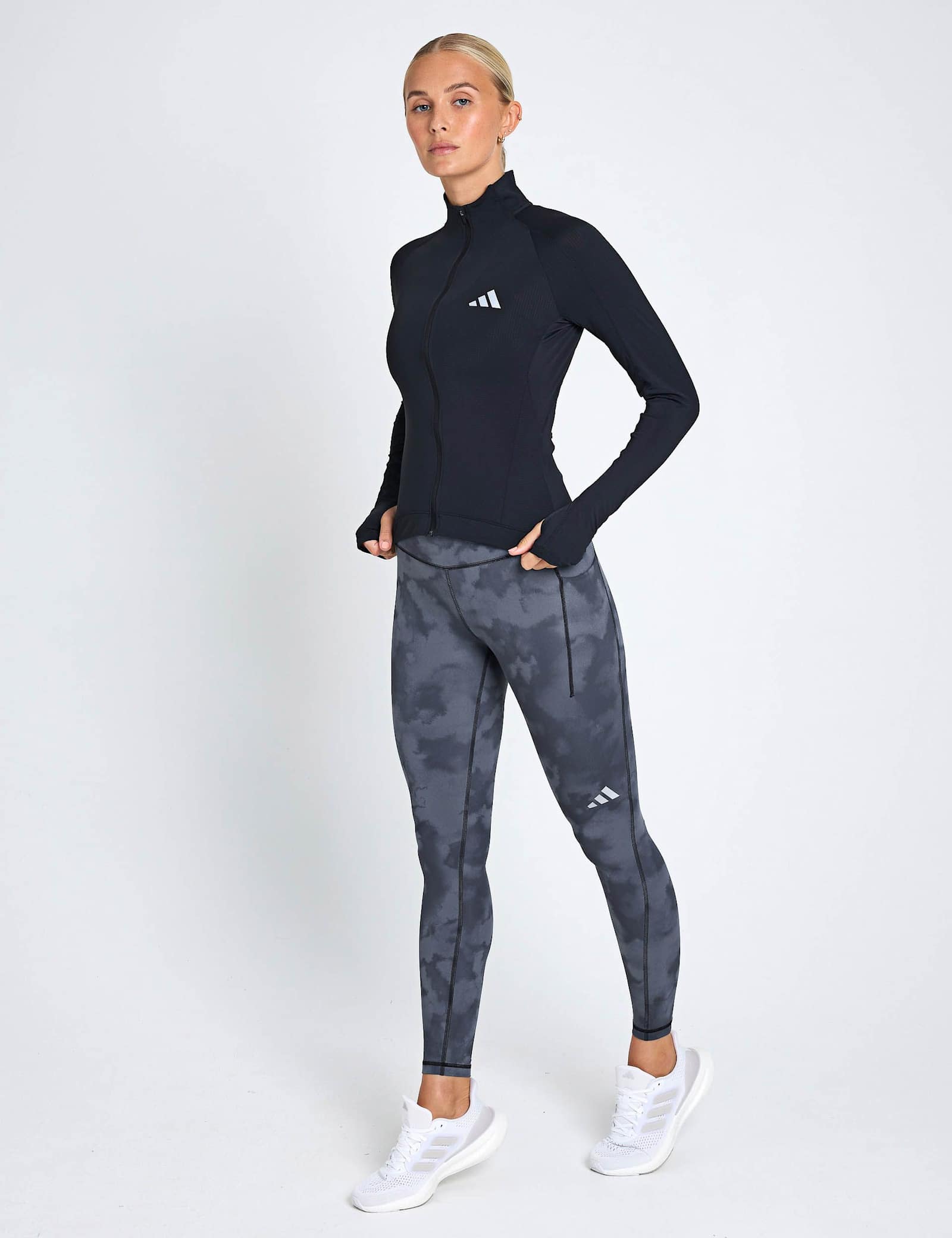 Zip Up Fitted Running Jacket - image 5
