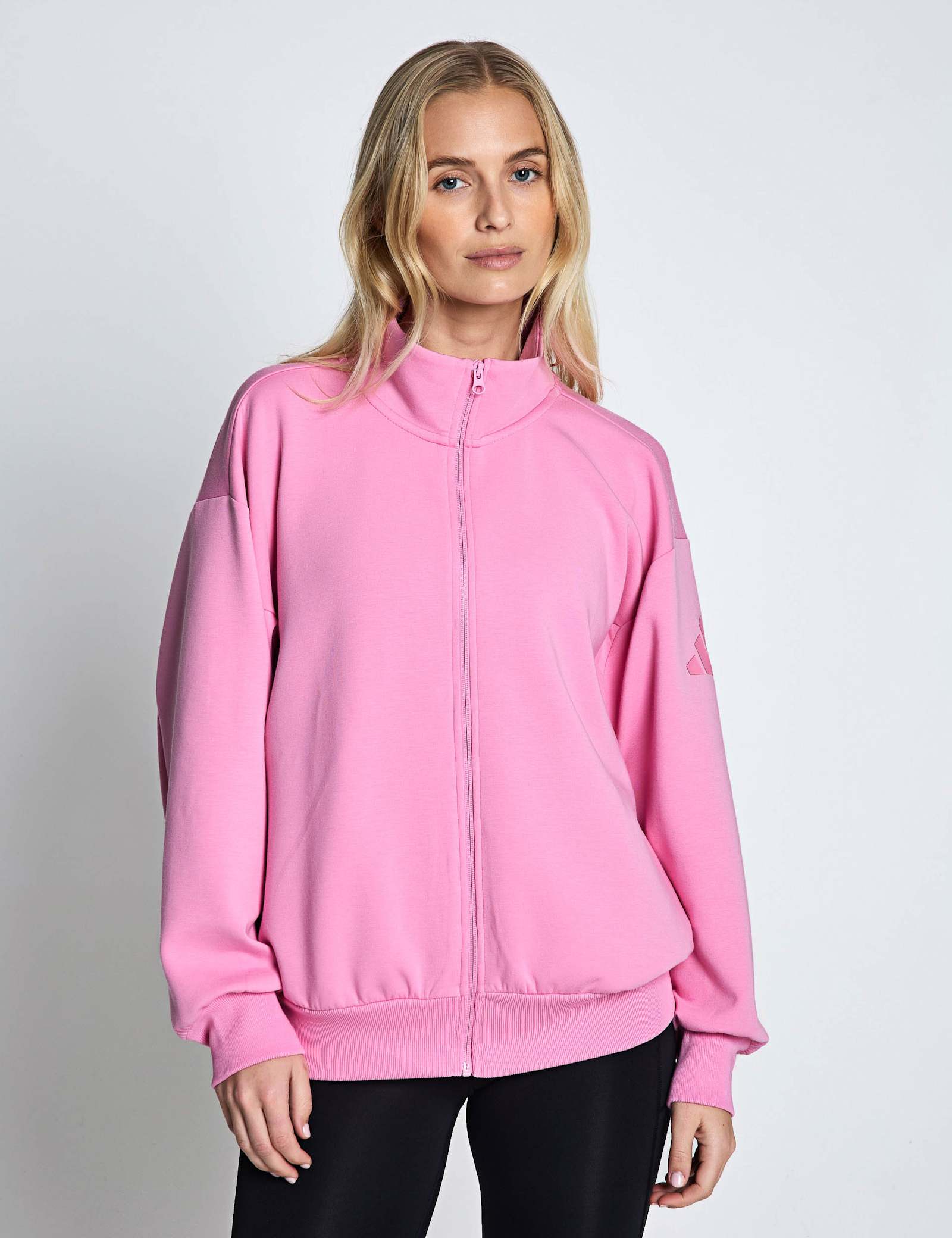 Soft Lux Zip Up Sweatshirt with Modal - image 2