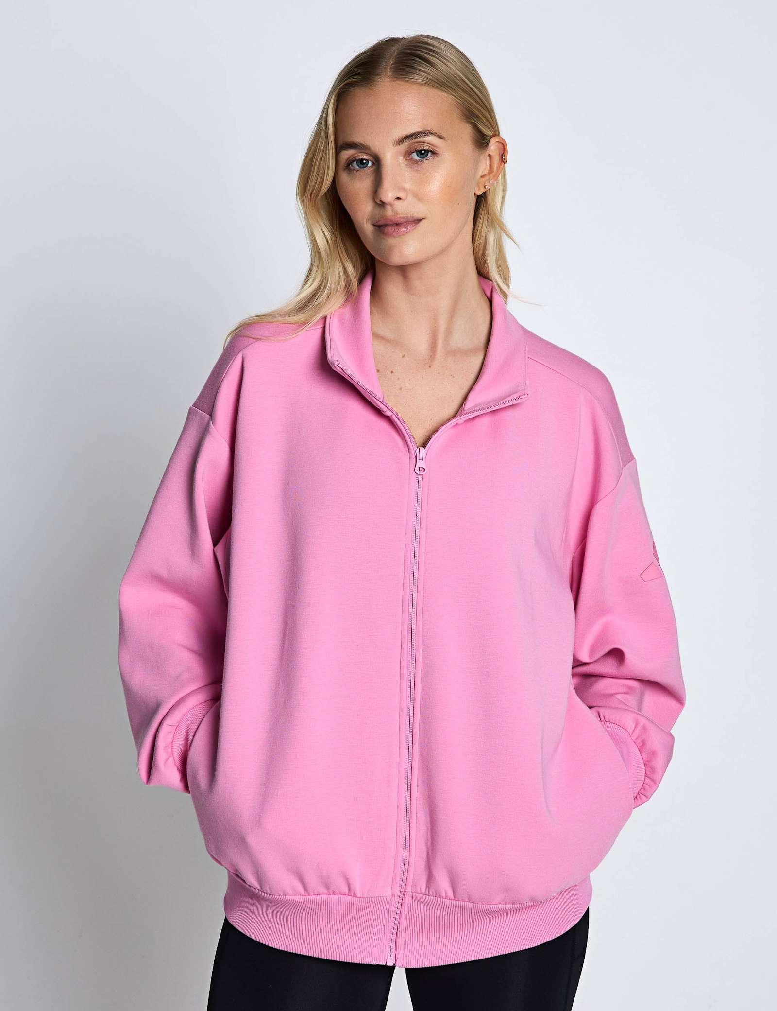 Soft Lux Zip Up Sweatshirt with Modal - image 5