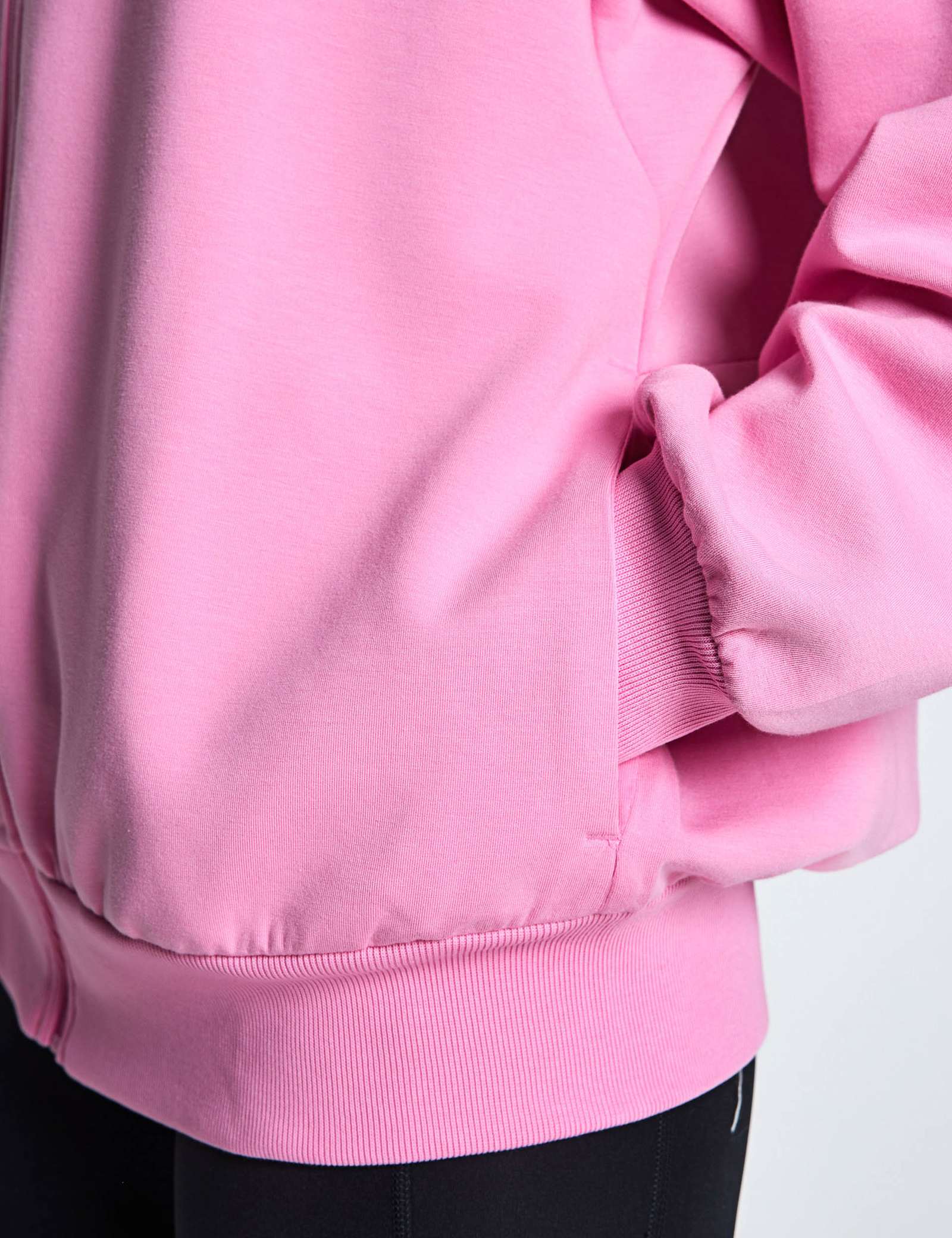 Soft Lux Zip Up Sweatshirt with Modal - image 3
