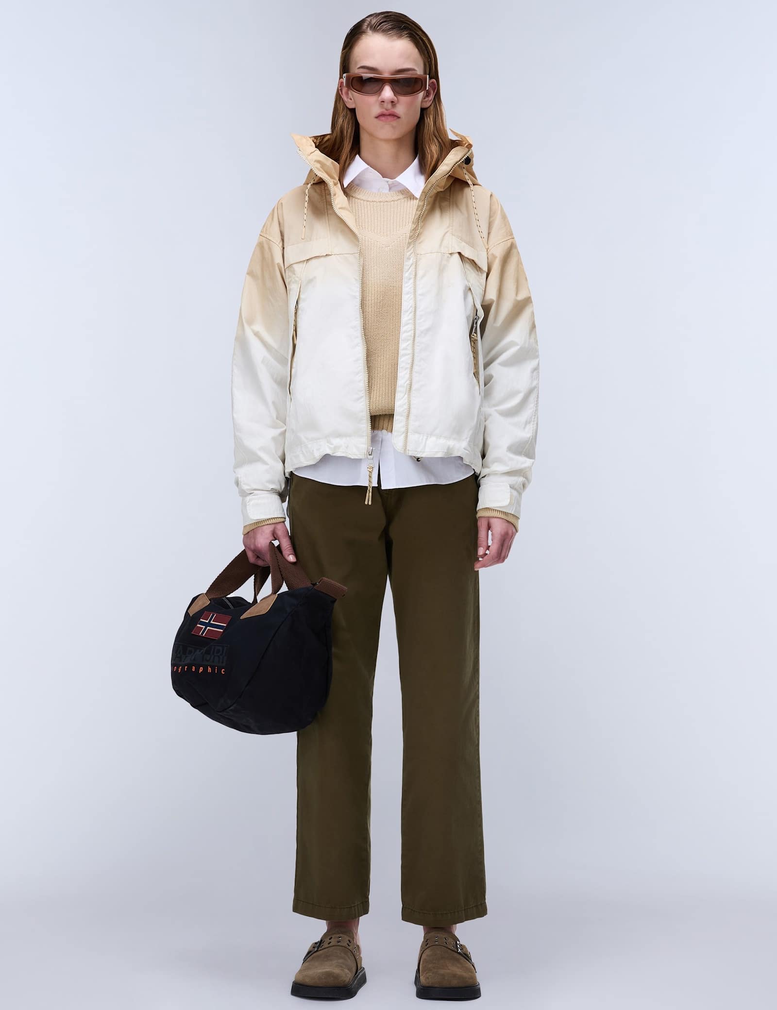 Traveler Dip Dye Oversized Short Jacket - image 5