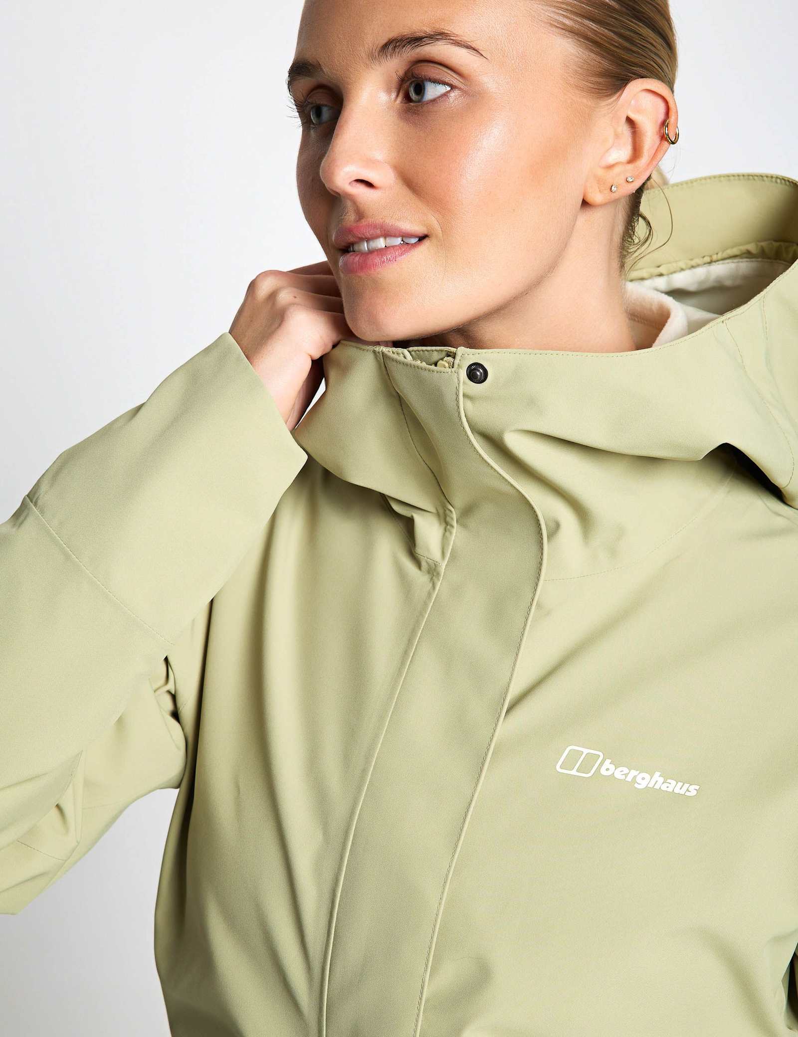 Omeara Waterproof Hooded Long Raincoat - image 5