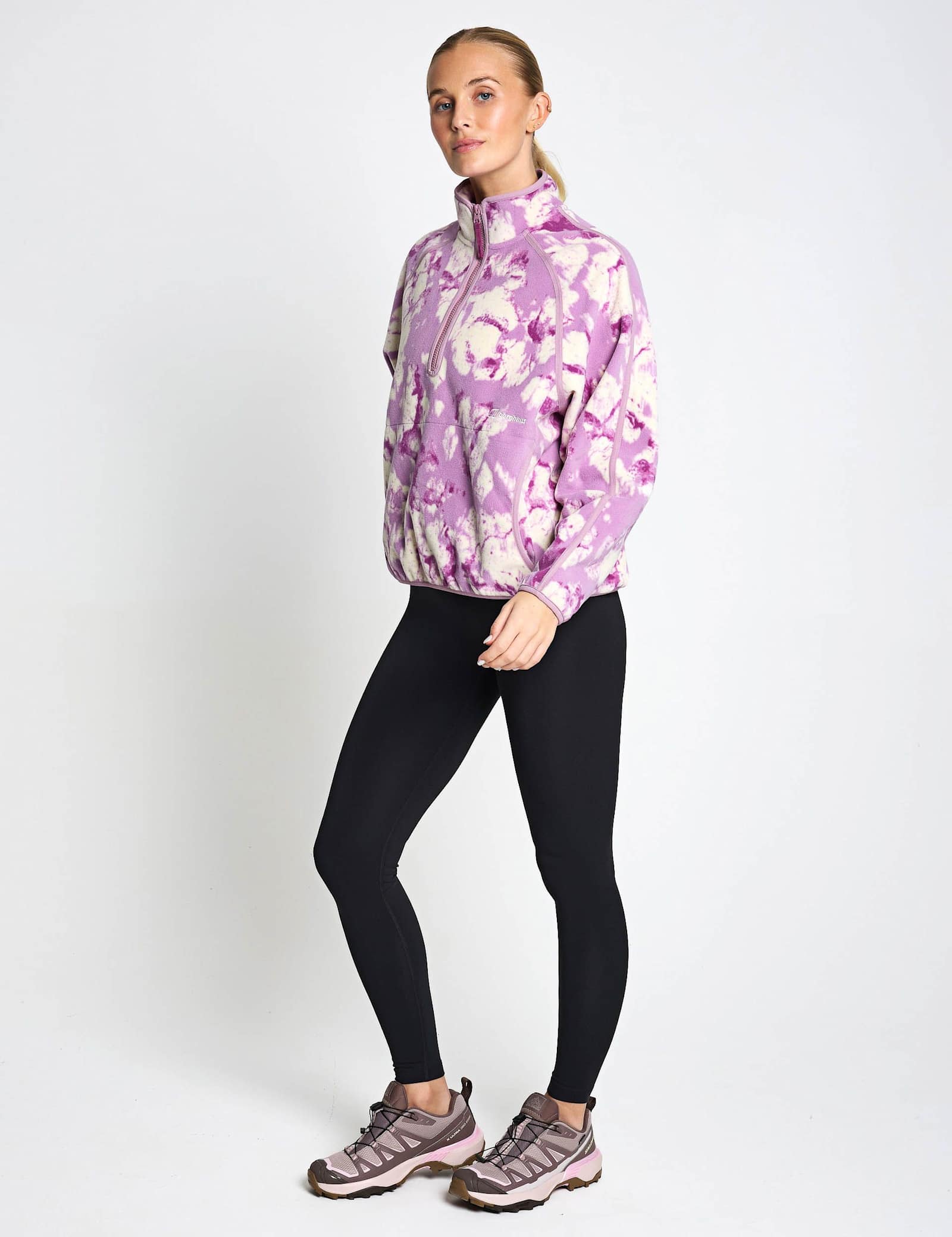 Bamburgh Printed Half Zip Funnel Neck Fleece - image 4