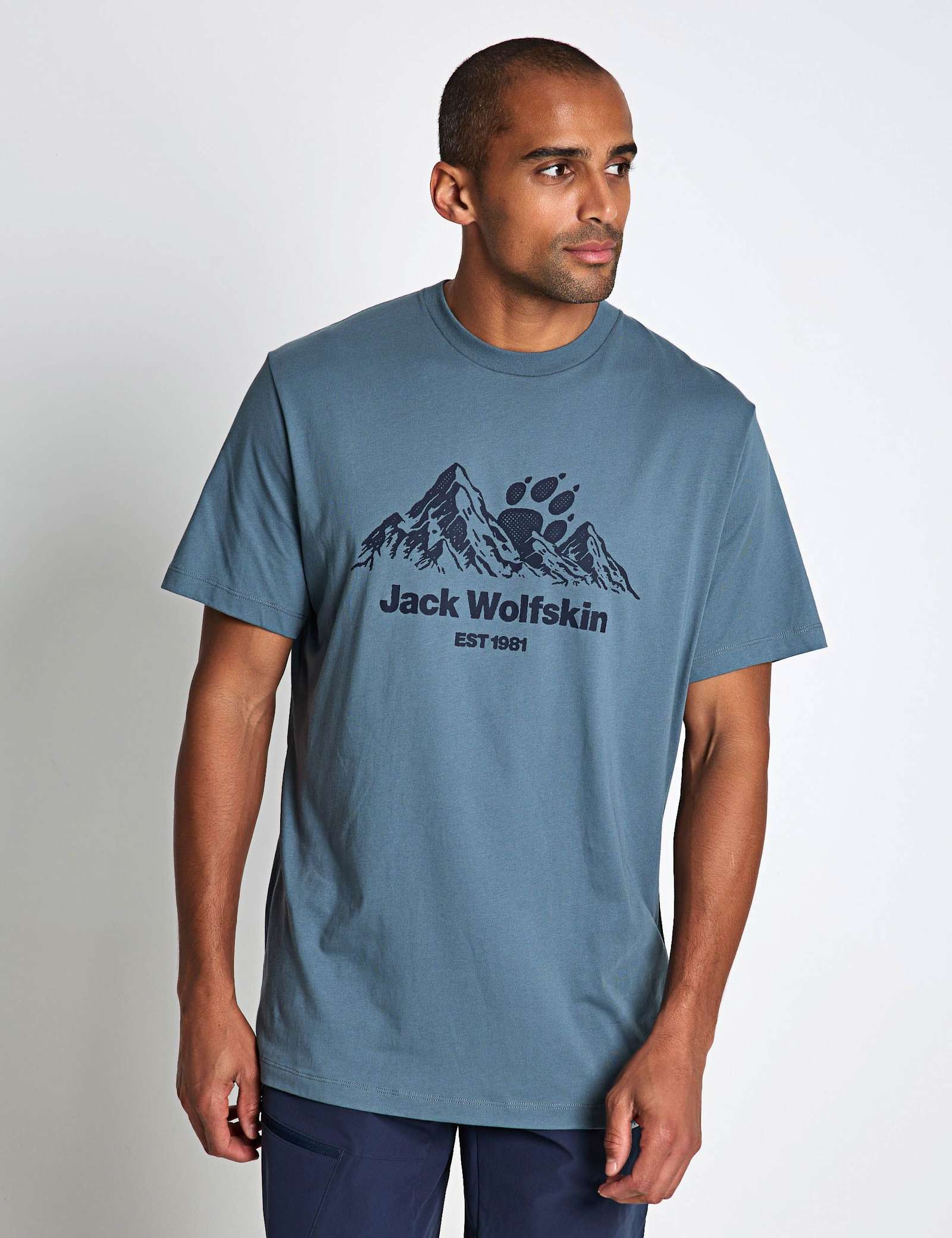 Pure Cotton Crew Neck Graphic T-Shirt - image 1