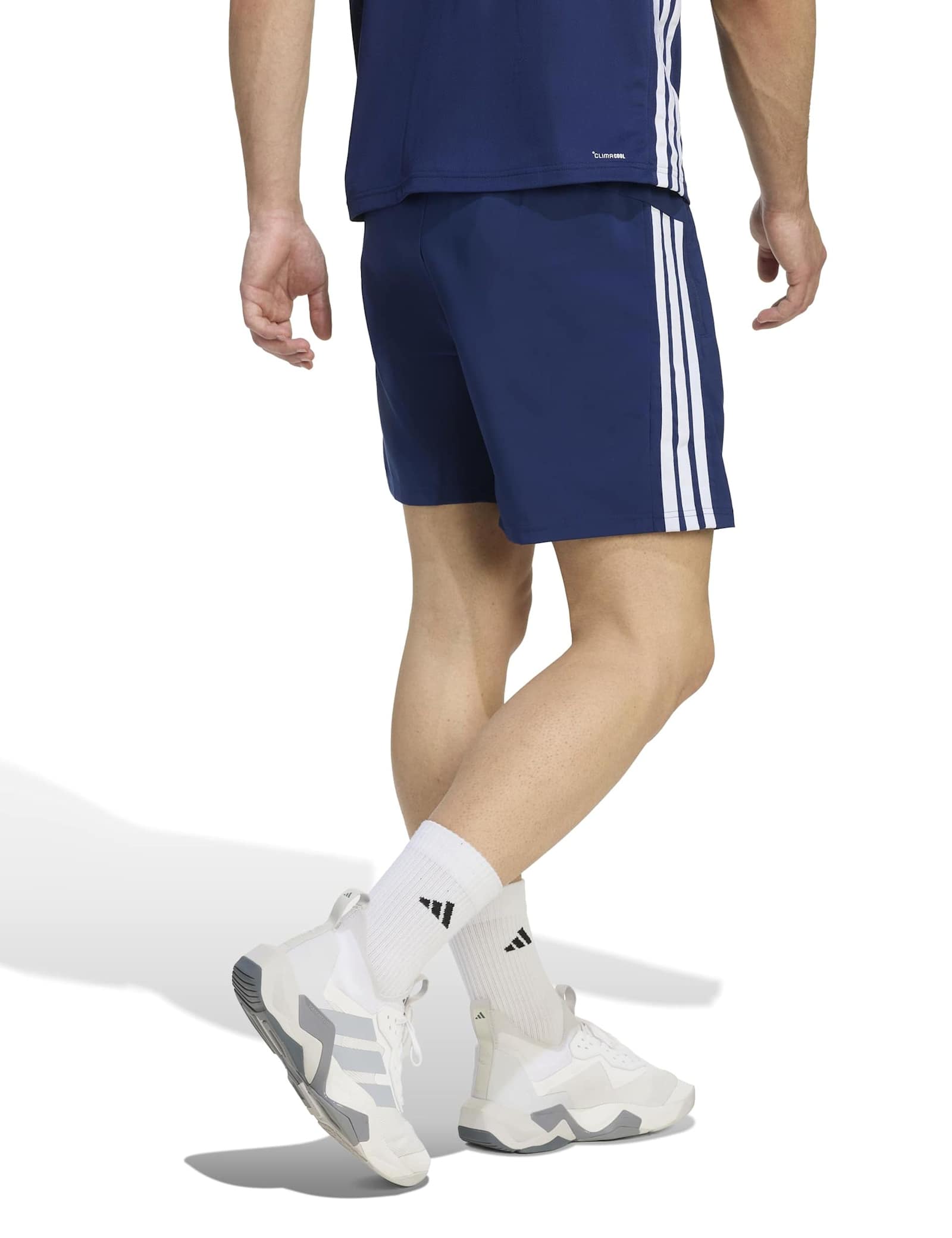 Essentials Base 3 Stripes Woven Shorts - image 5