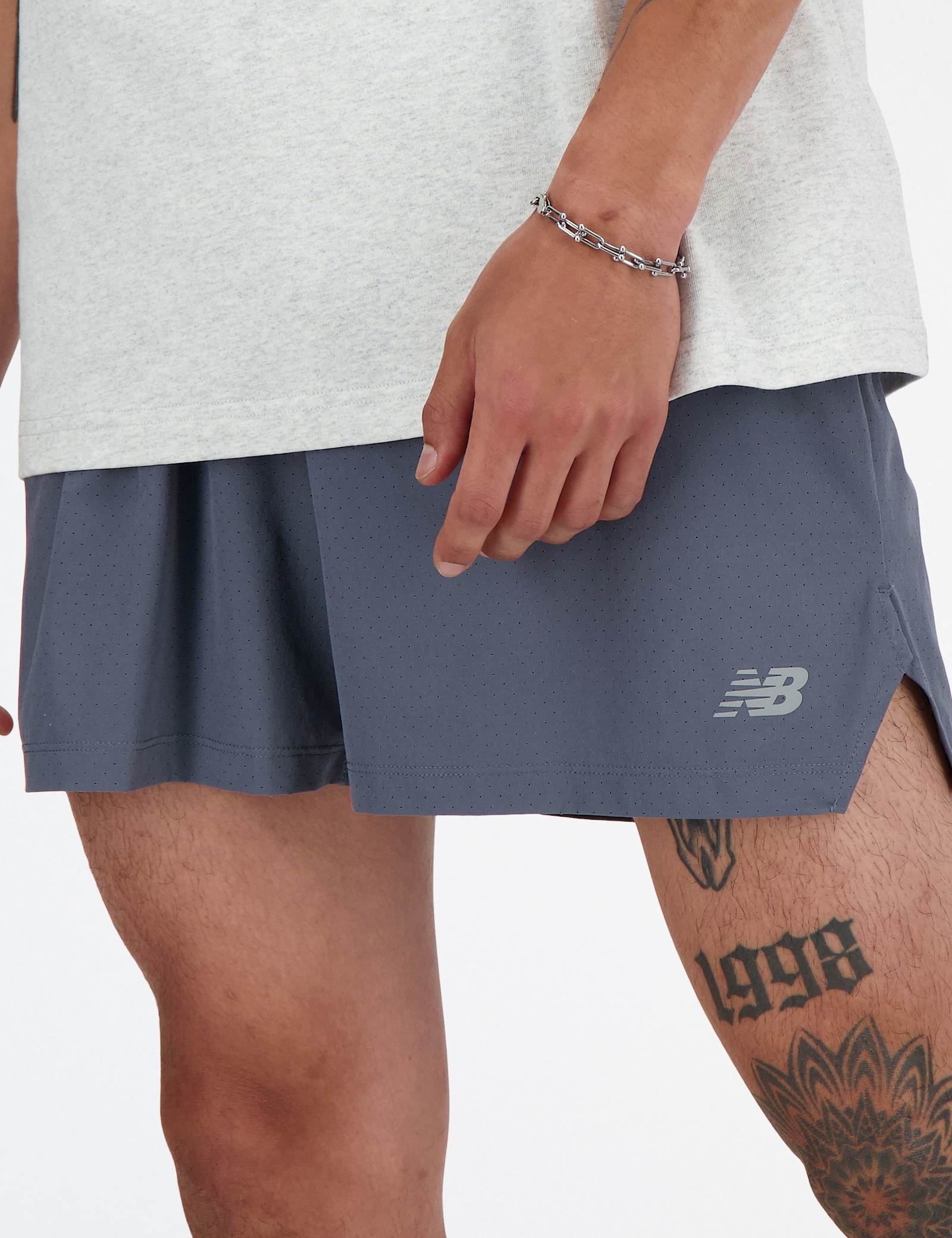 Woven Stretch Zip Pocket Running Shorts - image 4