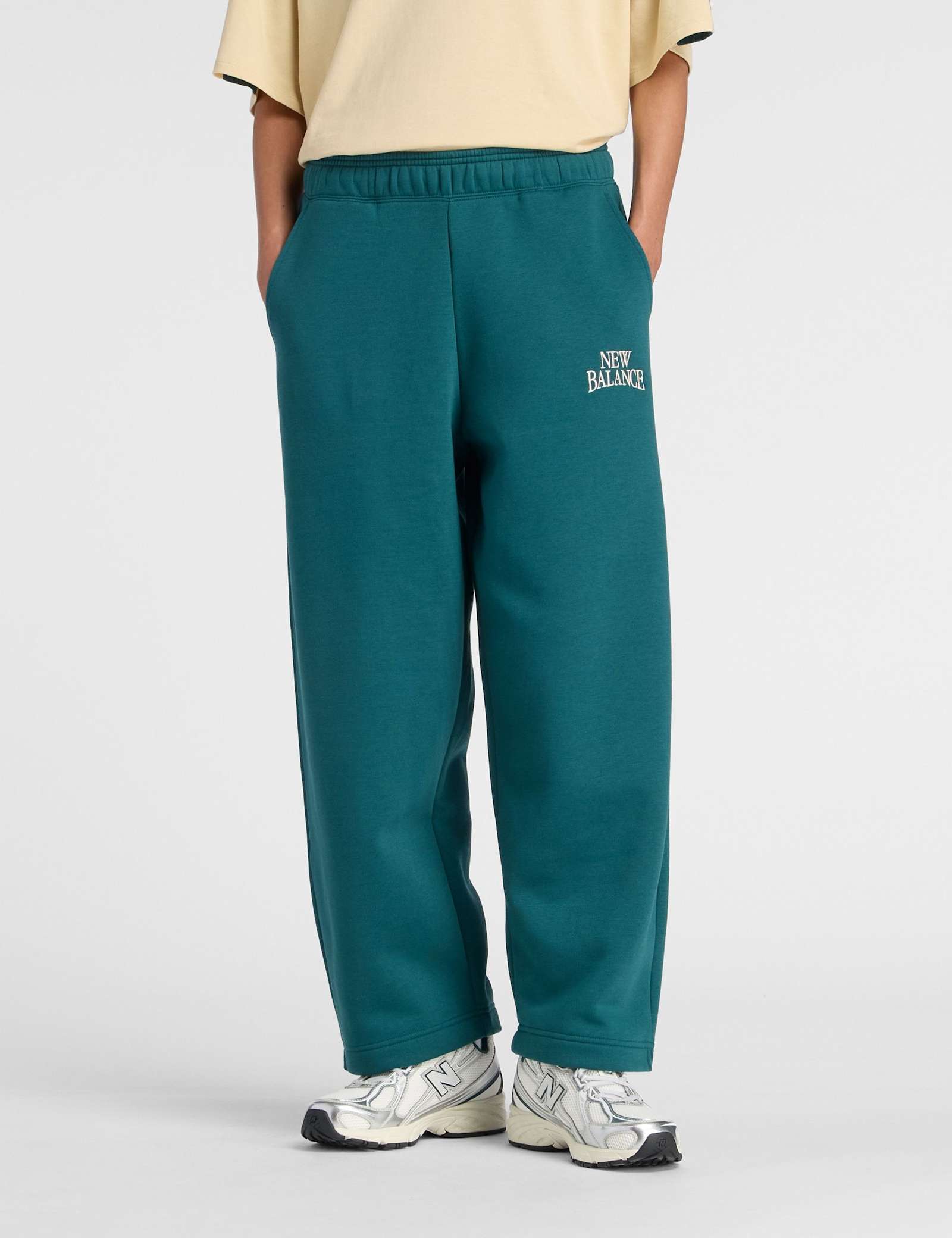 Cotton Rich Fleece Barrel Leg Joggers - image 1