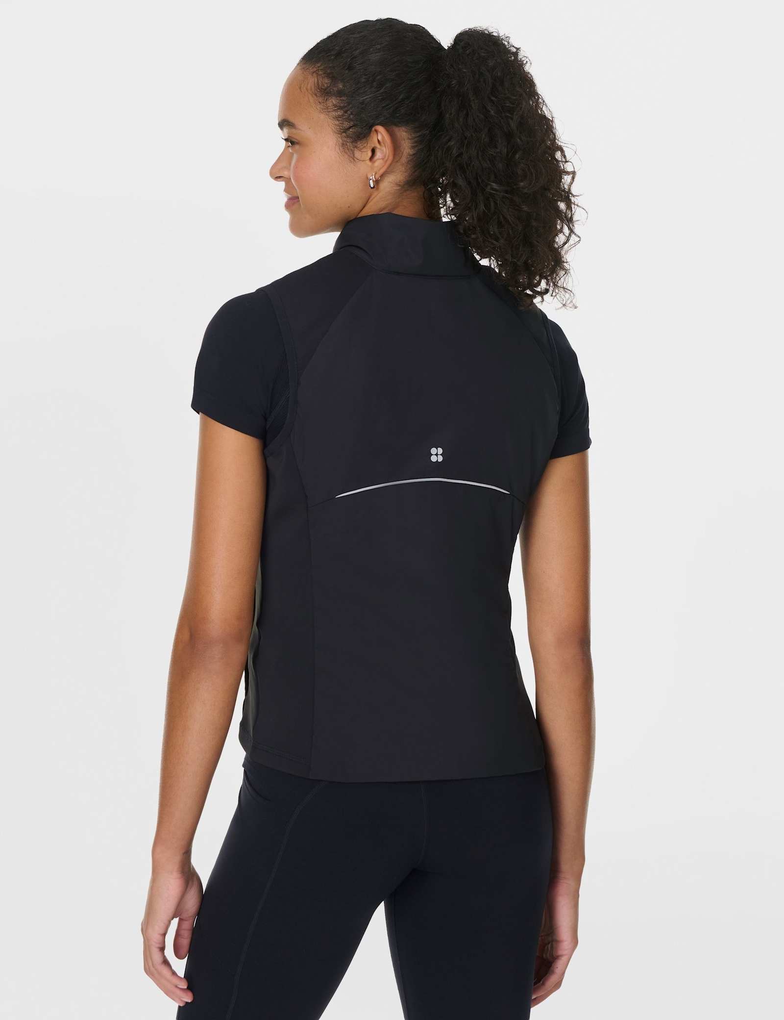 Limitless Run Thermal Zip Up High Neck Gilet - image 2
