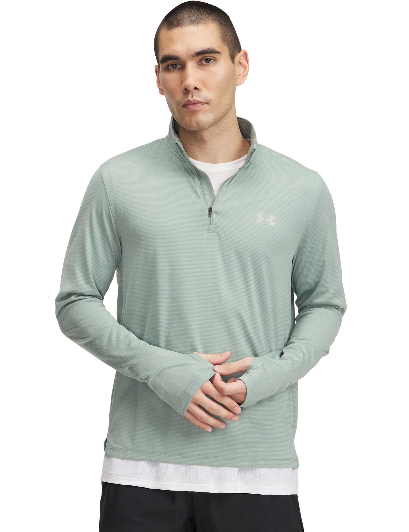 Launch Funnel Neck Half Zip Sweatshirt - image 1