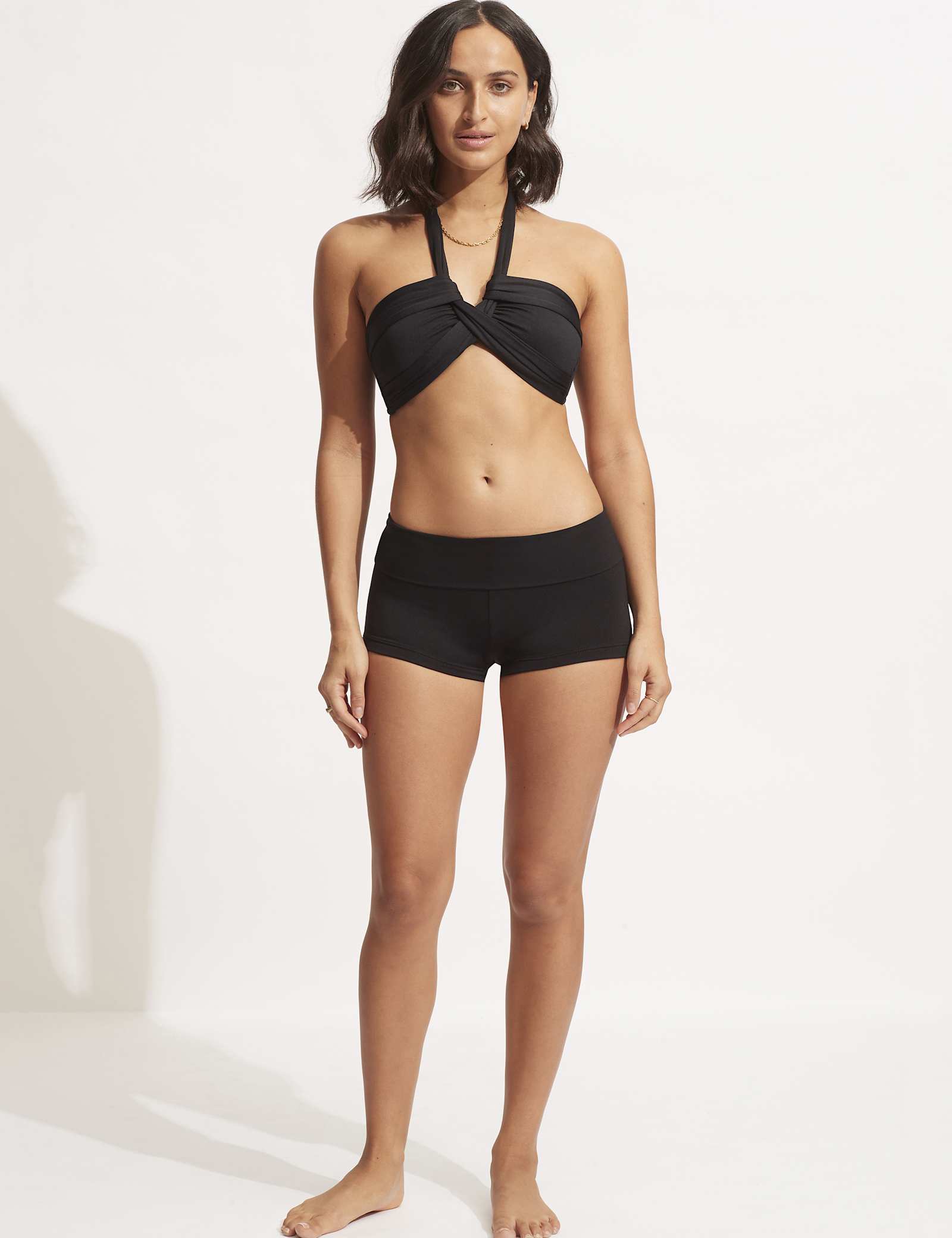 Collective Roll Top Boyleg Bikini Bottoms - image 3