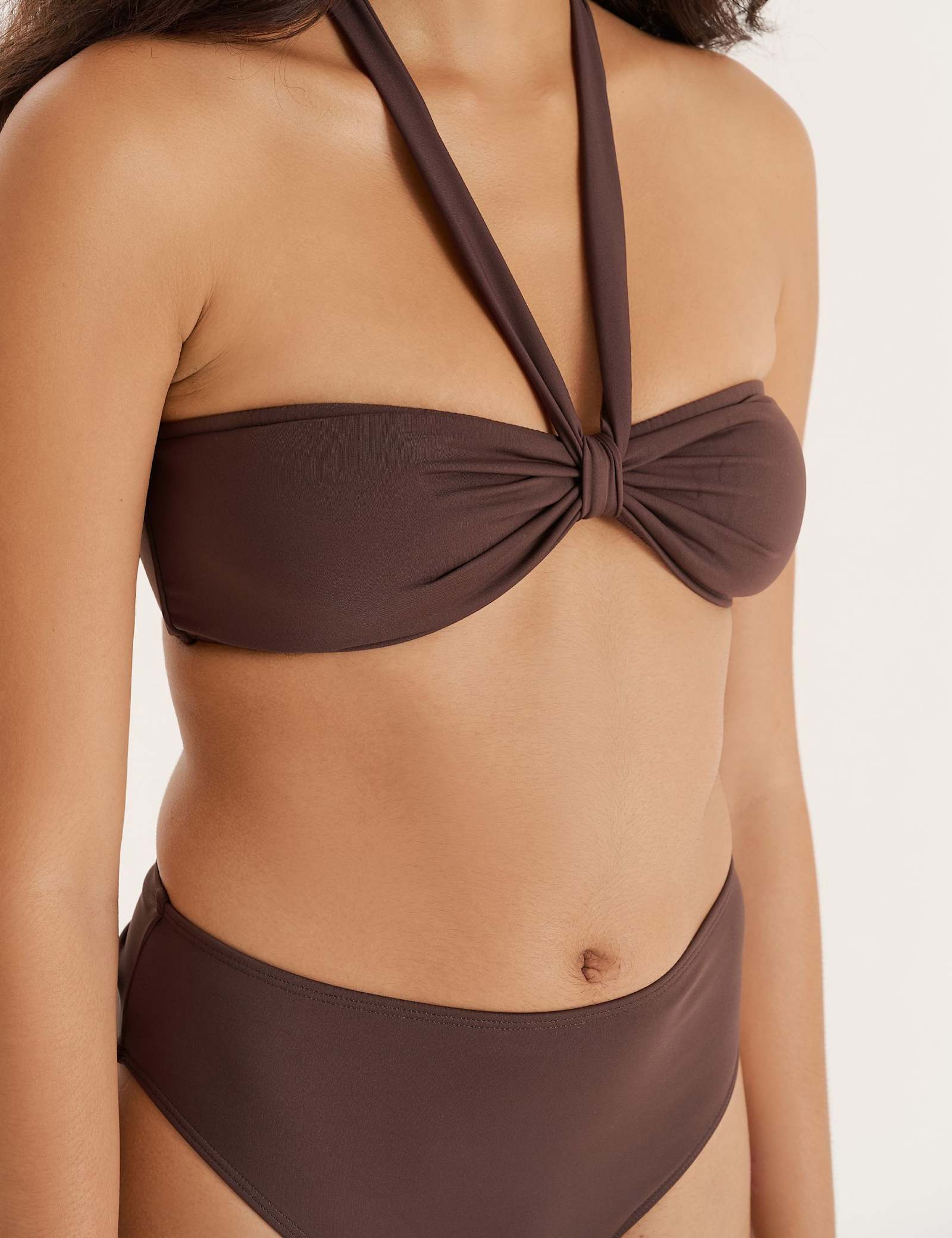 Knot Front Halterneck Bikini Top - image 5