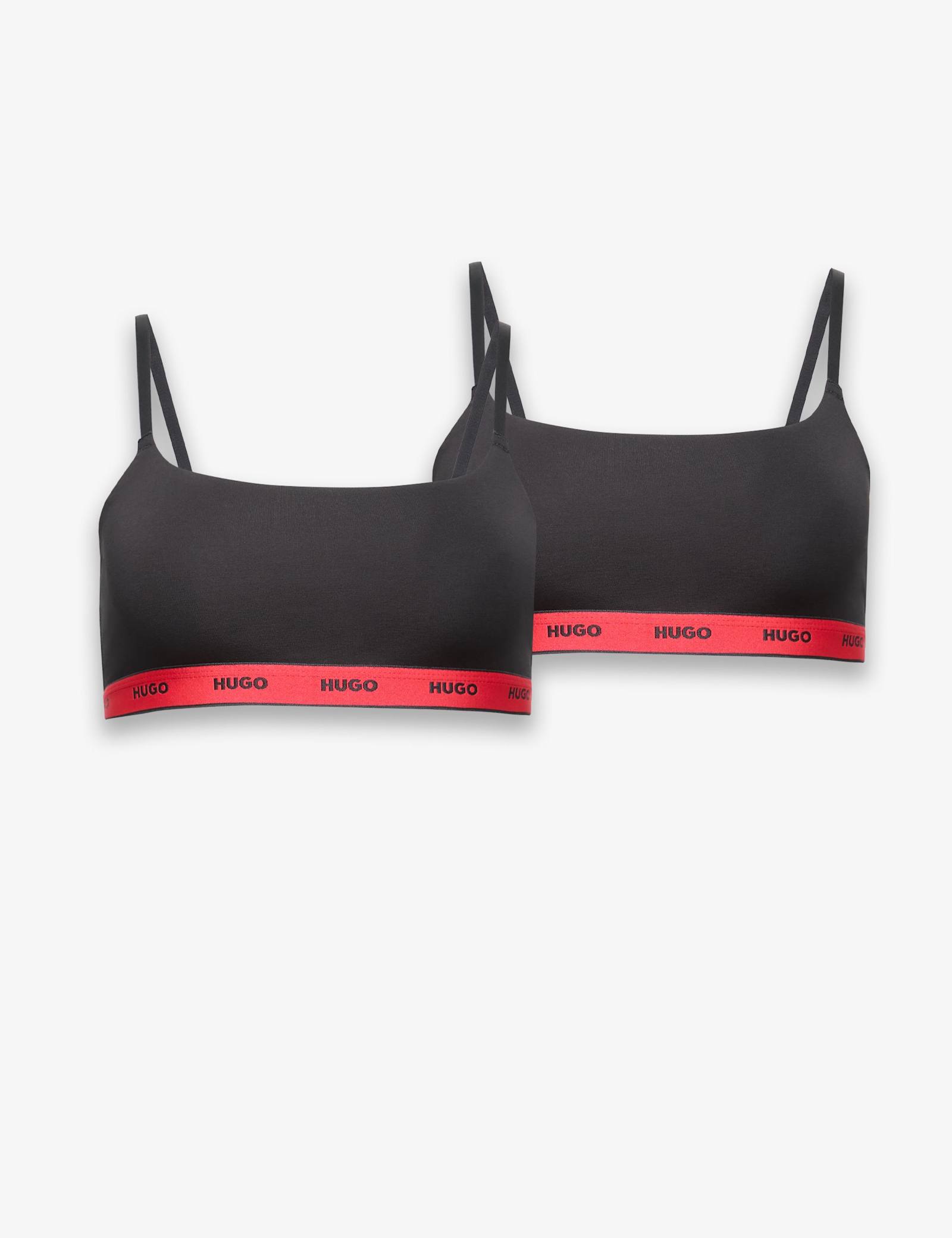 2pk Cotton Rich Non Wired Bralette - image 1