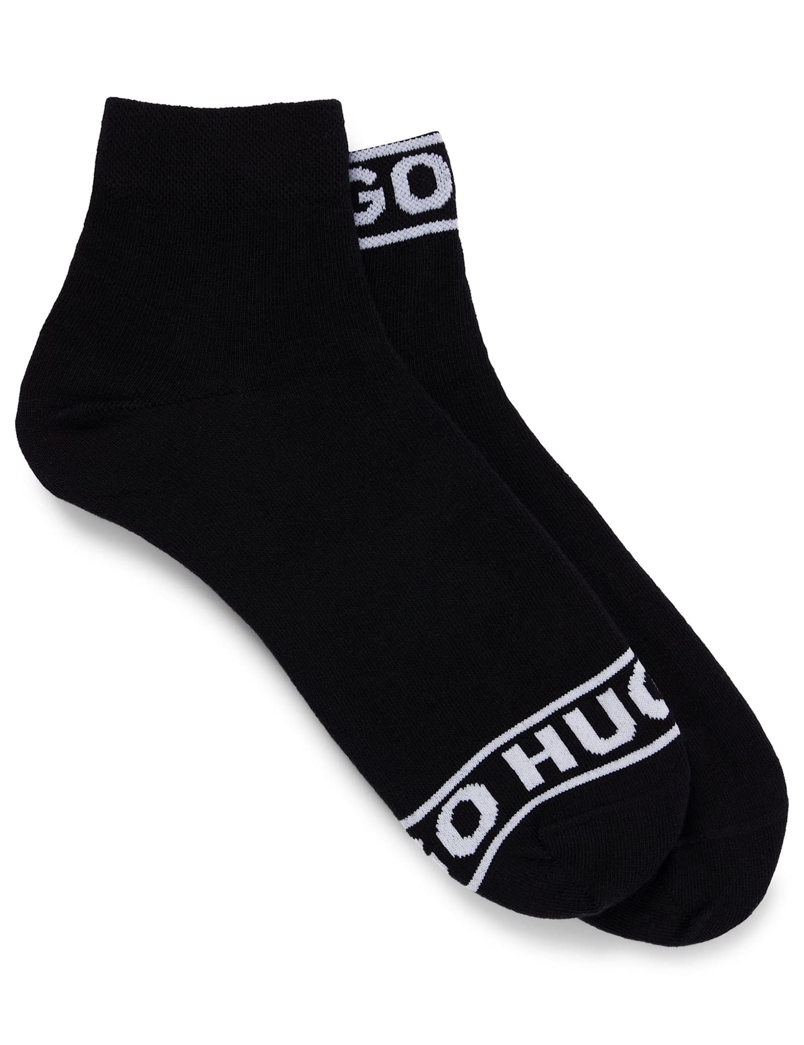 2 Pack Cotton Rich Logo Ankle High Socks - image 4