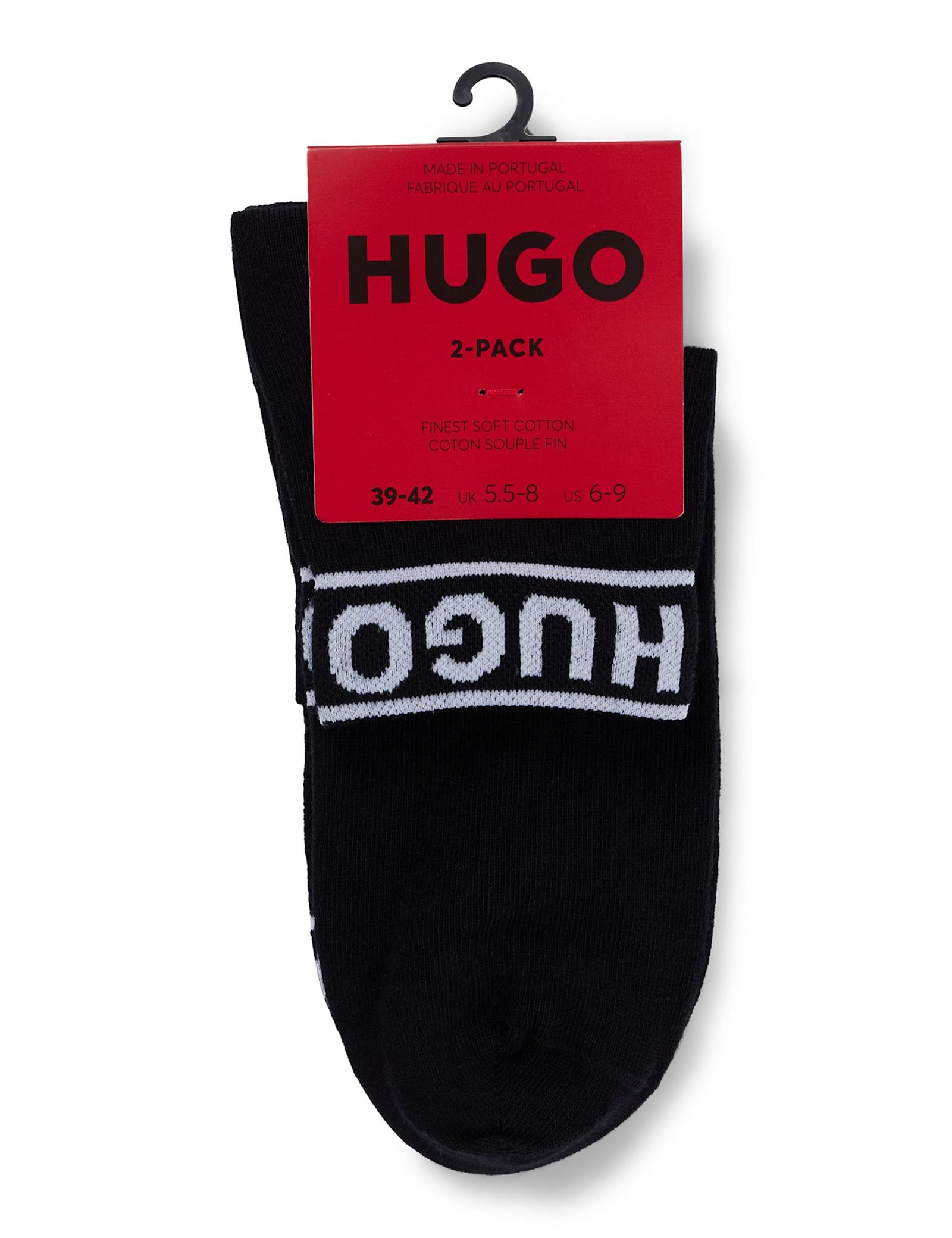 2 Pack Cotton Rich Logo Ankle High Socks - image 2