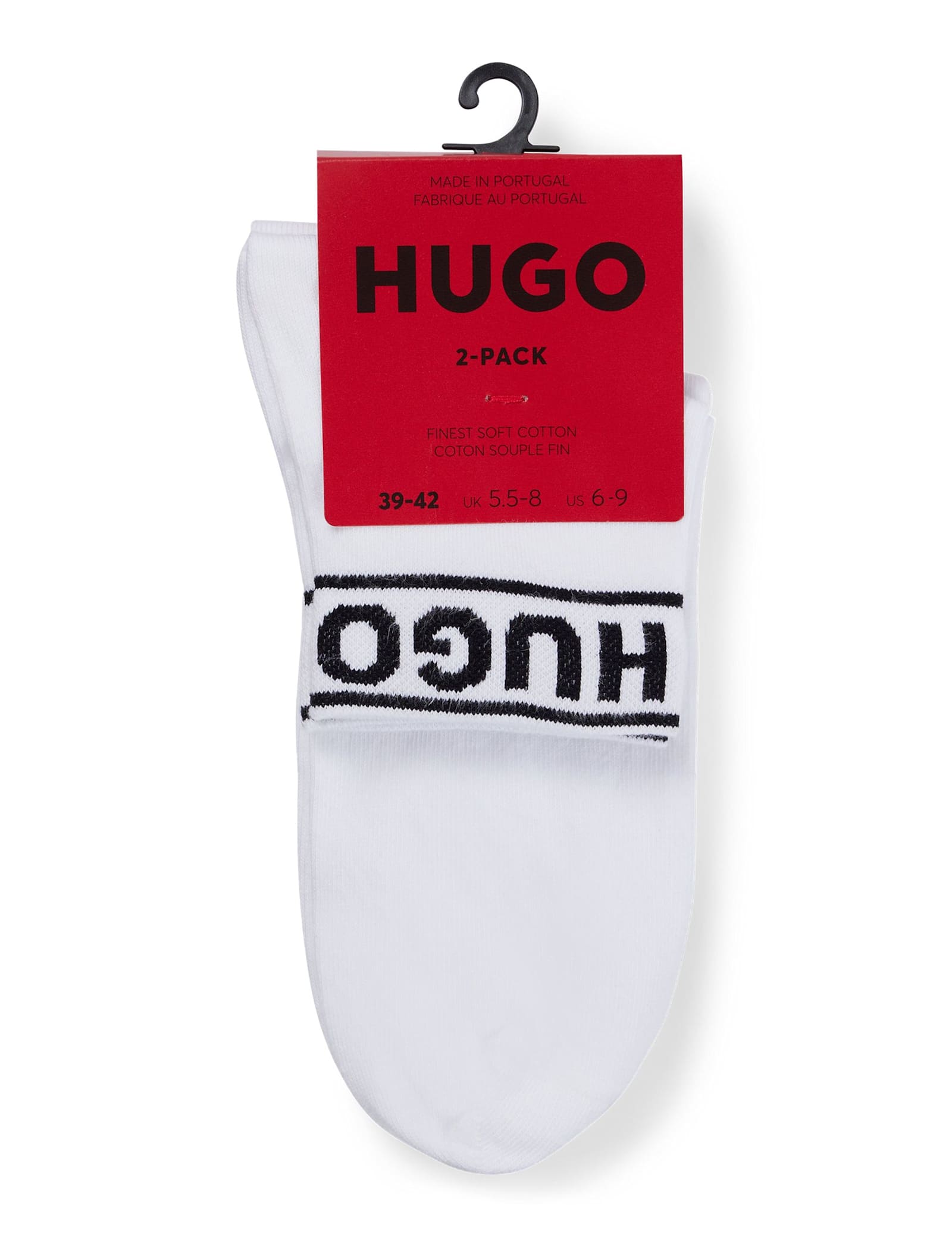 2 Pack Cotton Rich Logo Ankle High Socks - image 1
