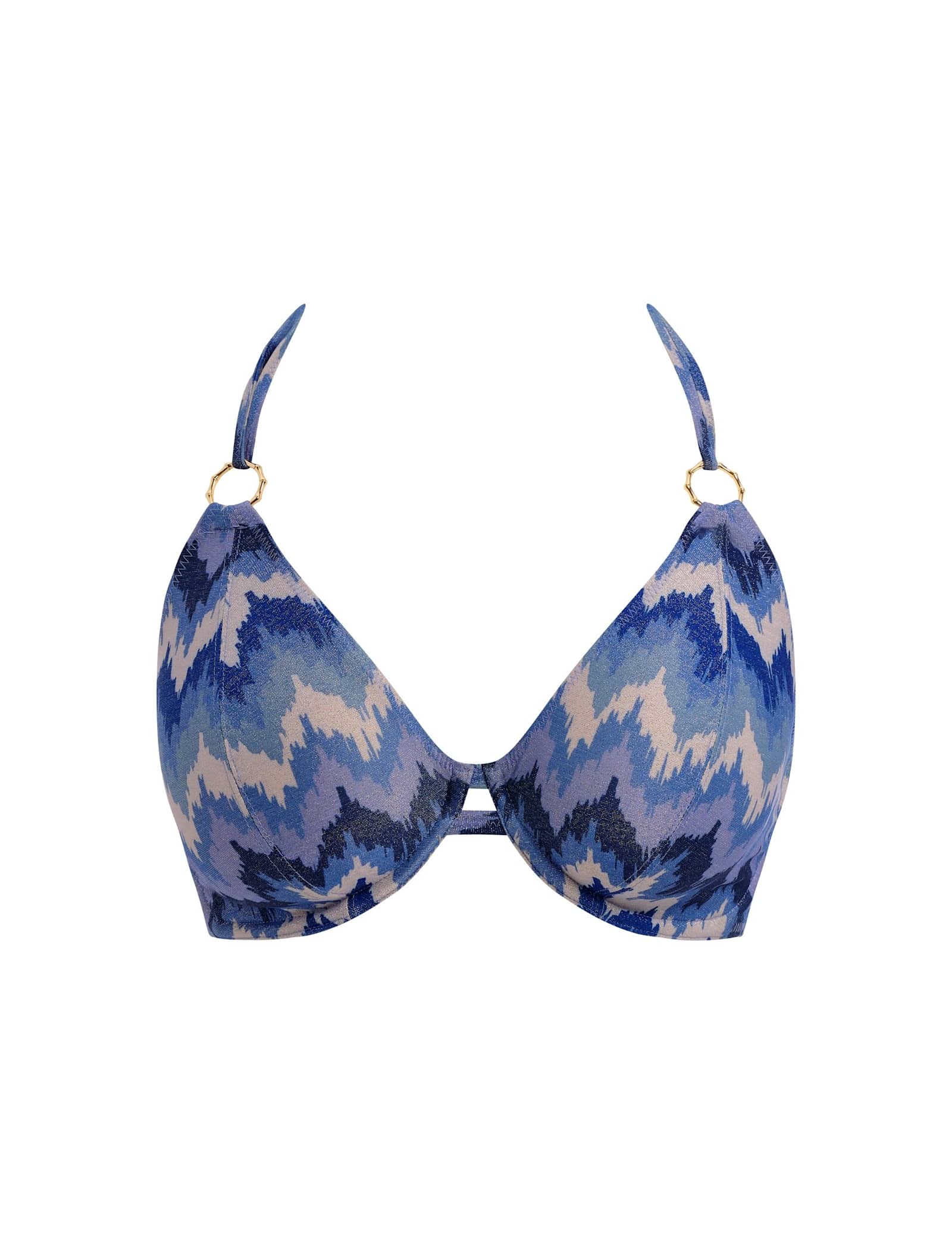 Arizona Wave Wired Halterneck Bikini Top - image 1