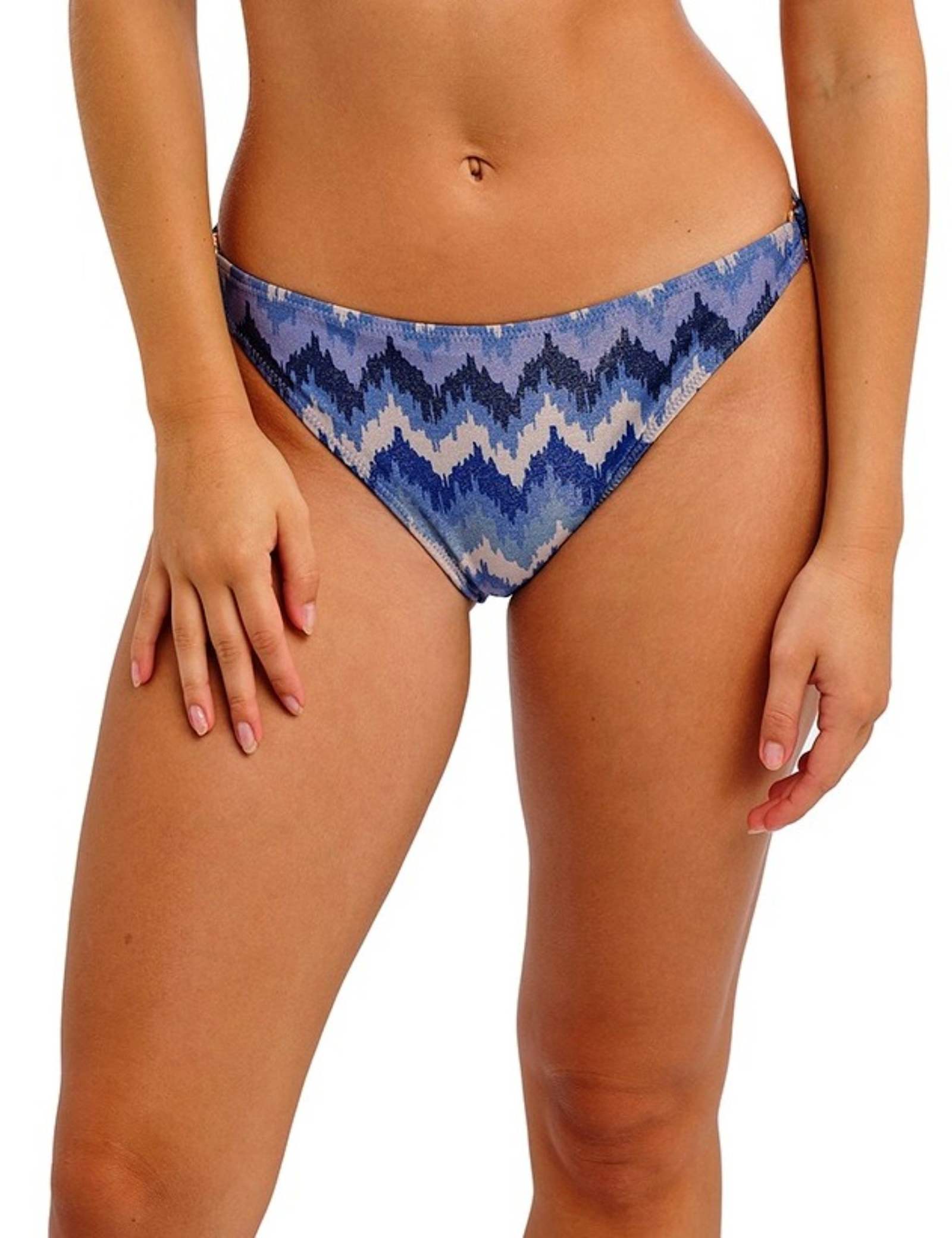 Arizona Wave Striped High Leg Bikini Bottoms - image 5