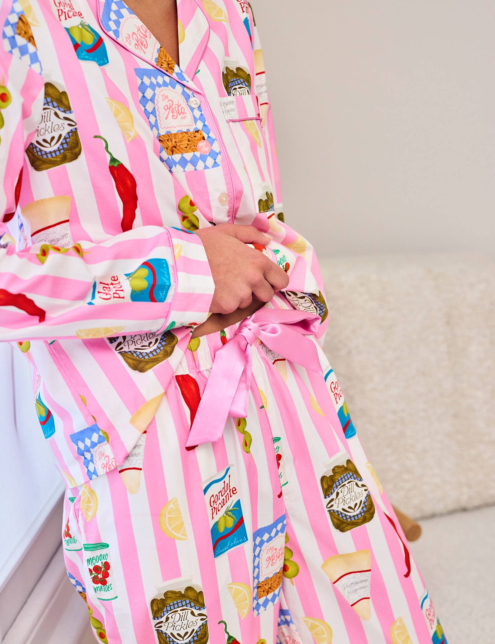 Pure Cotton Food Print Pyjama Set - image 3