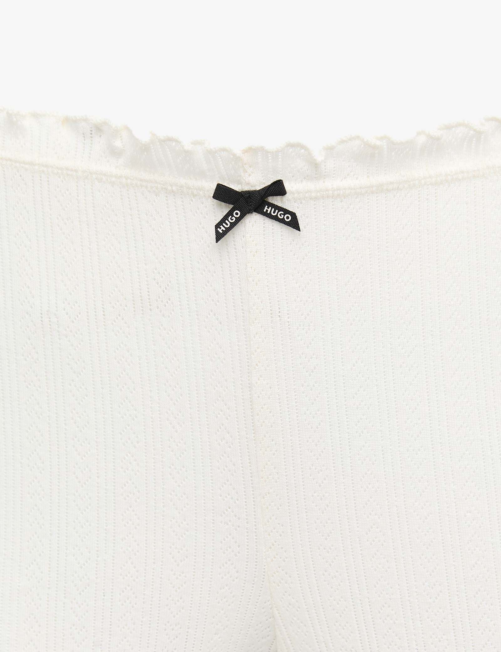 Cotton Modal Pointelle Pyjama Bottoms - image 2