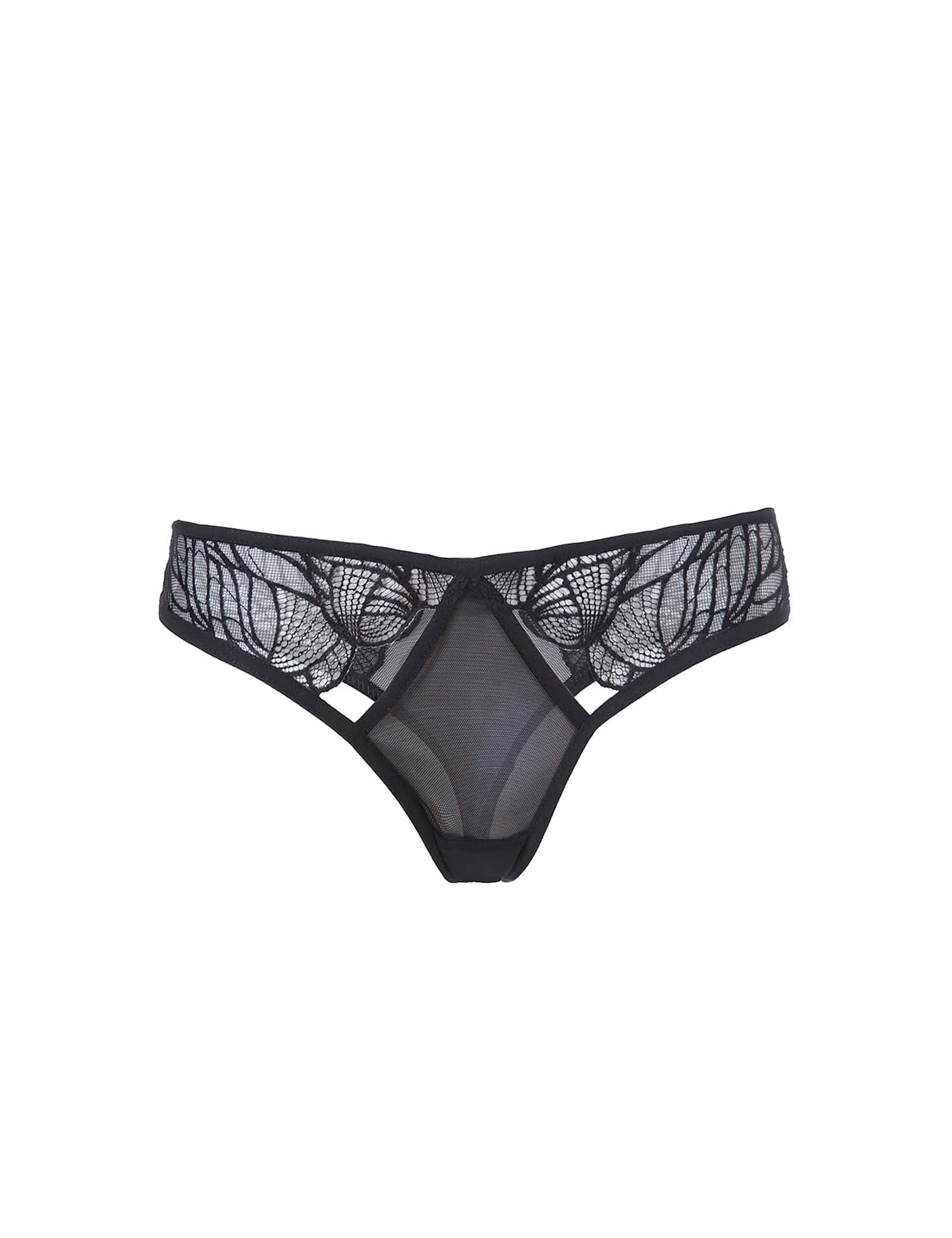 Emerson Mesh & Lace Thong - image 1