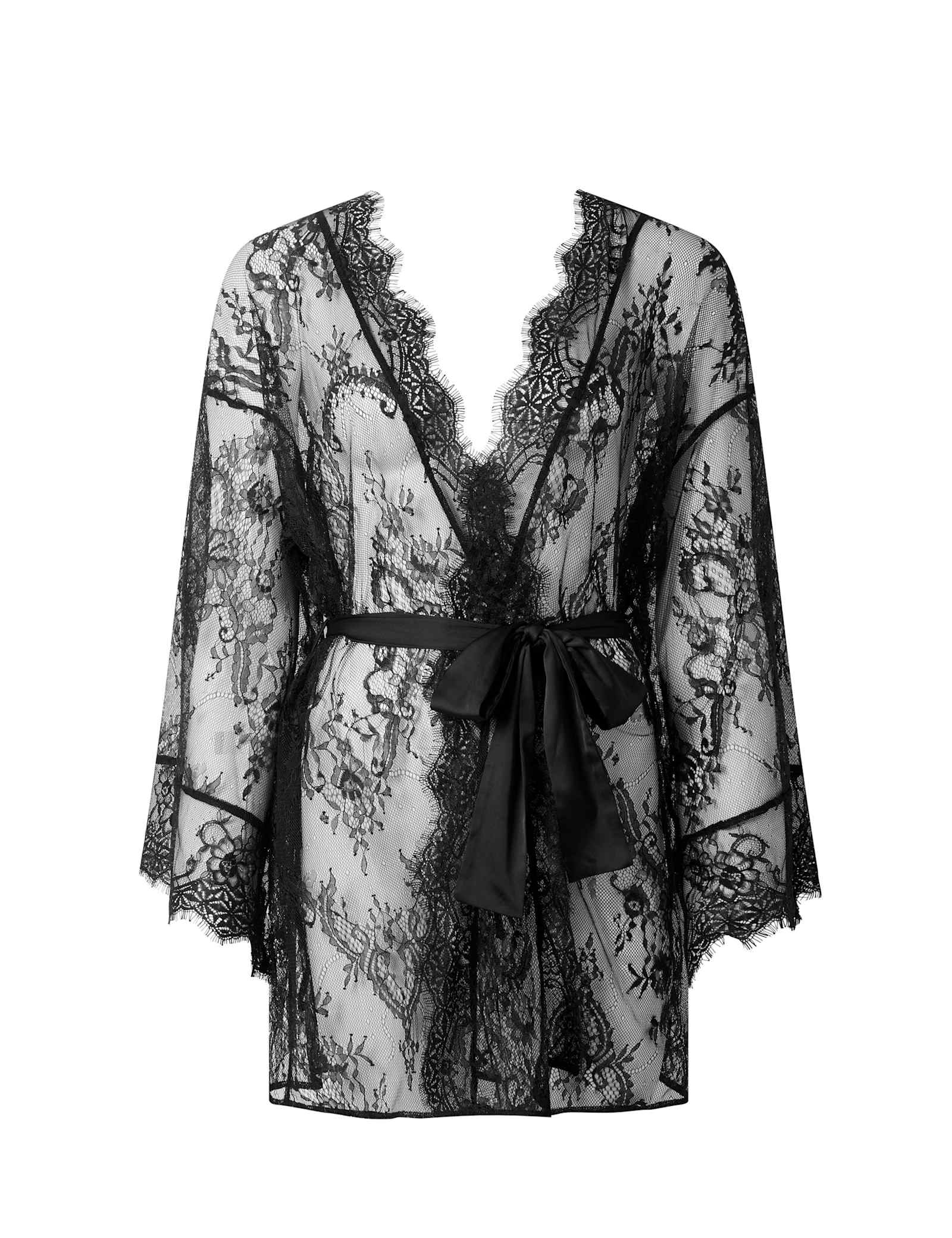 Madeline Lace Kimono Wrap - image 1