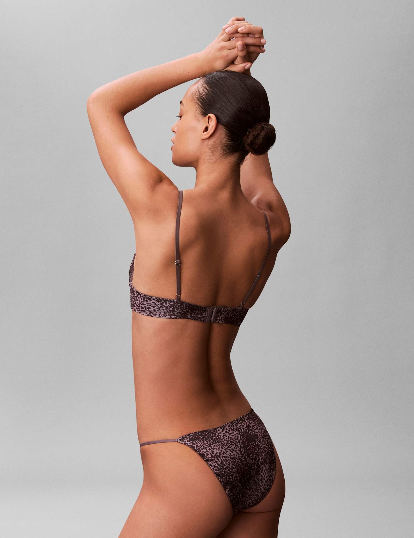Signature Satin Animal Print Wired T-Shirt Bra (B-DD) - image 4