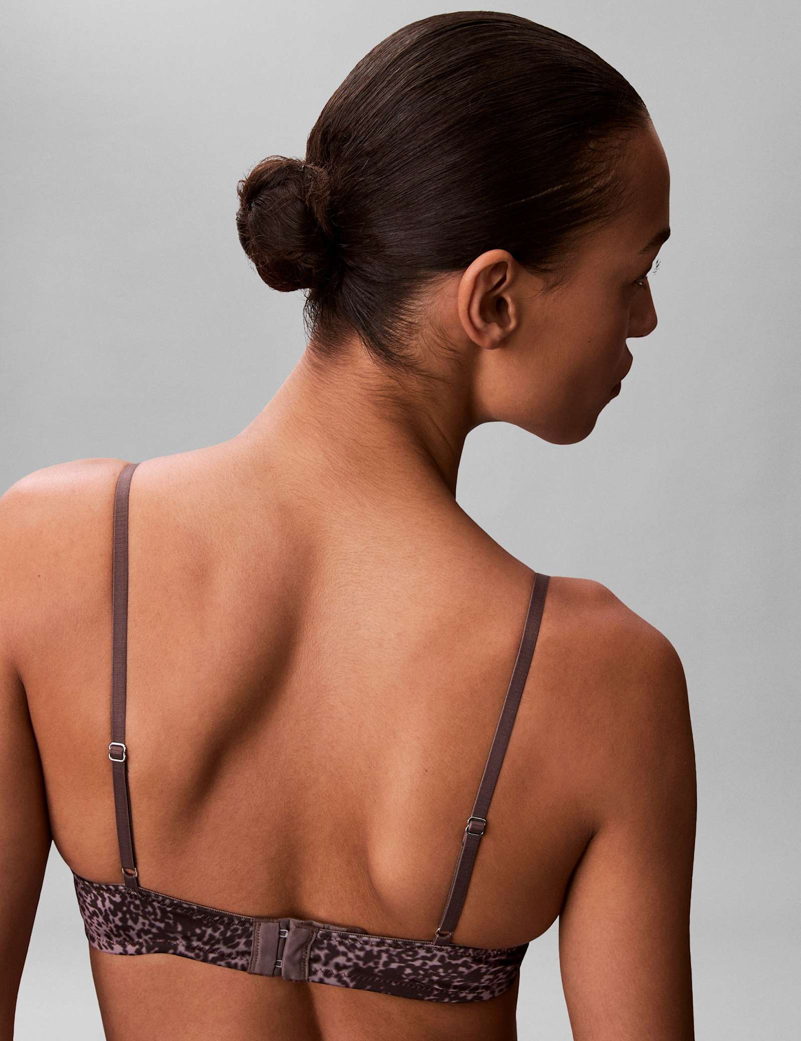 Signature Satin Animal Print Wired T-Shirt Bra (B-DD) - image 3
