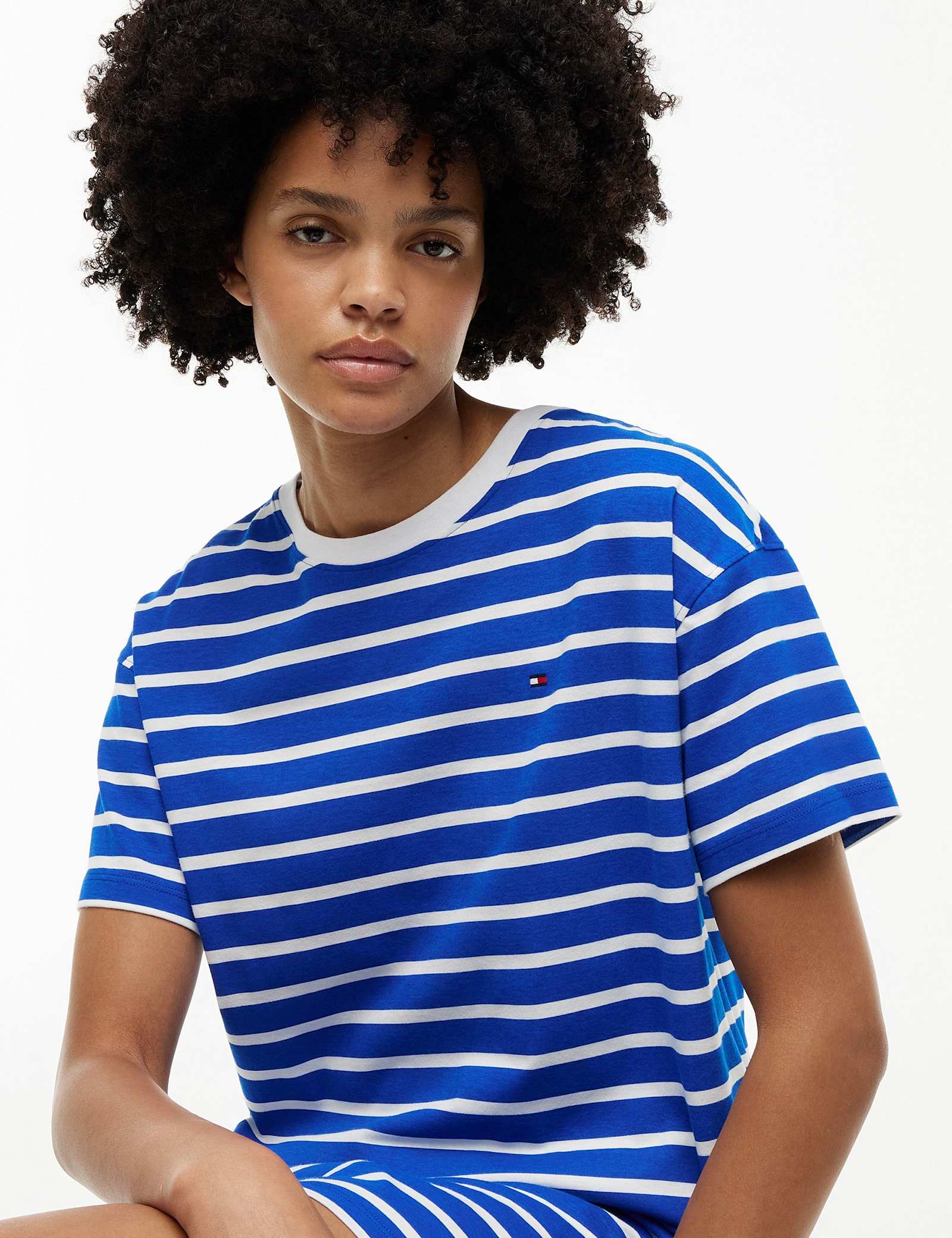 Essential Pure Cotton Striped Nightdress - image 2