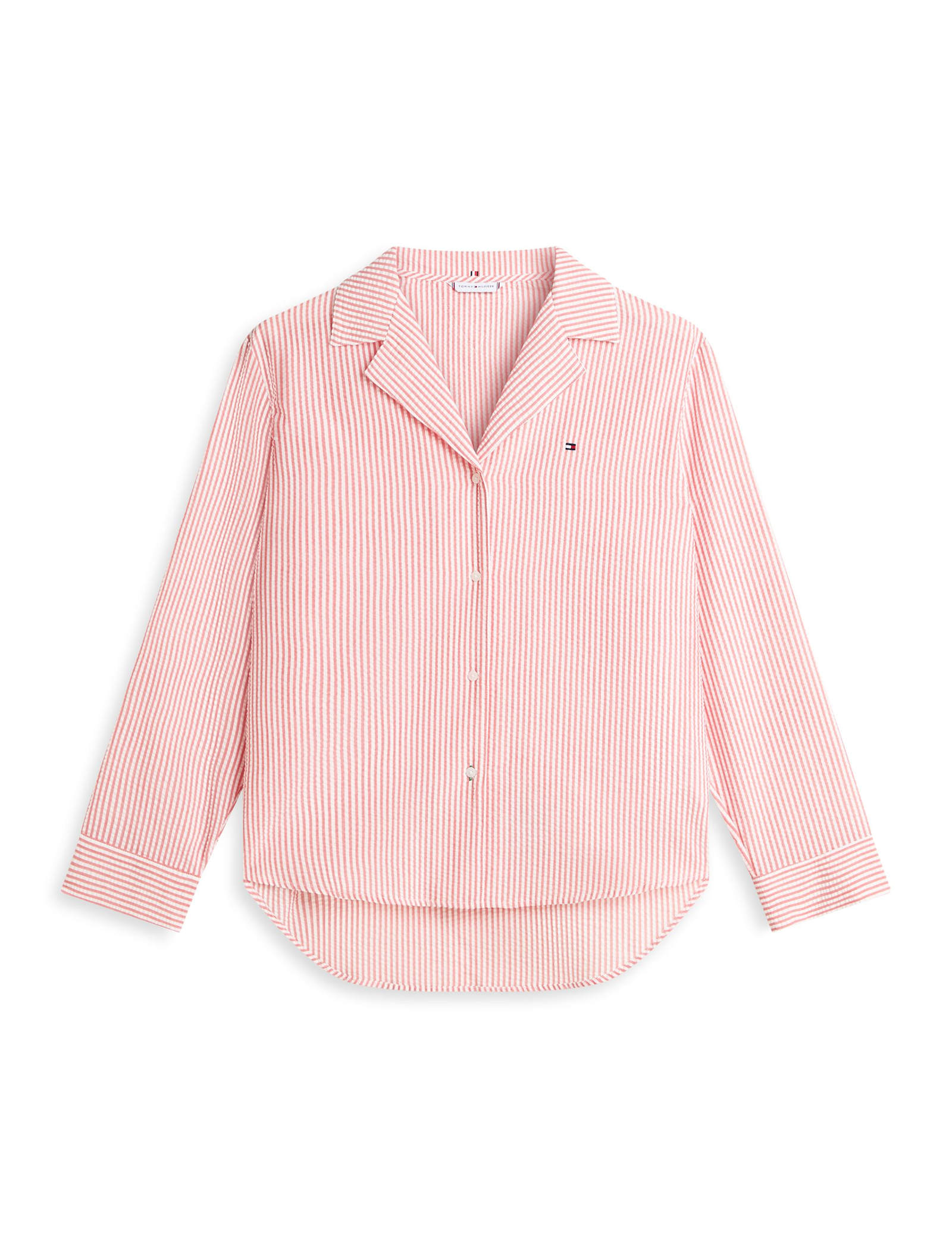 Essential Cotton Blend Striped Pyjama Top - image 1