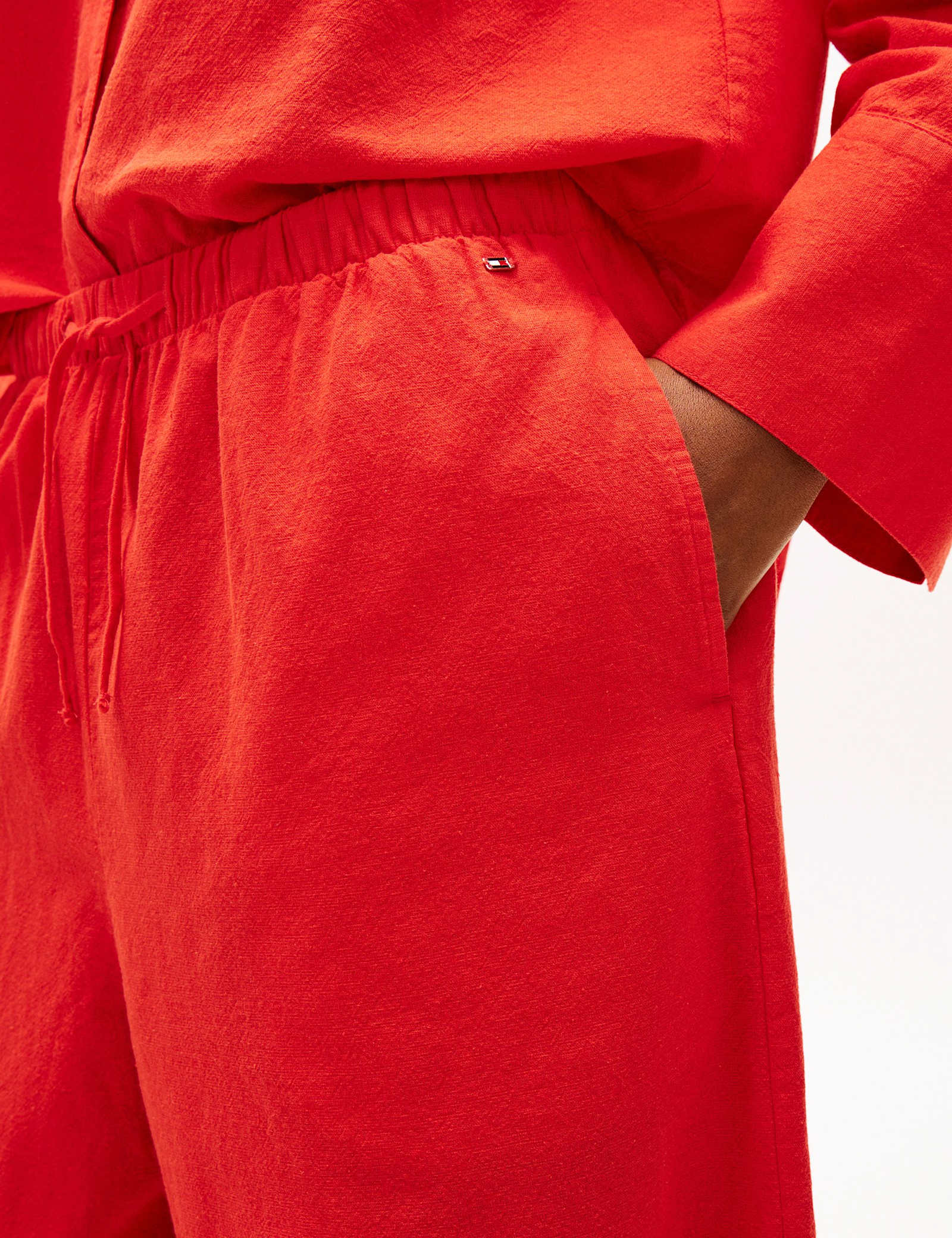Cotton Rich Wide Leg Trousers - image 3