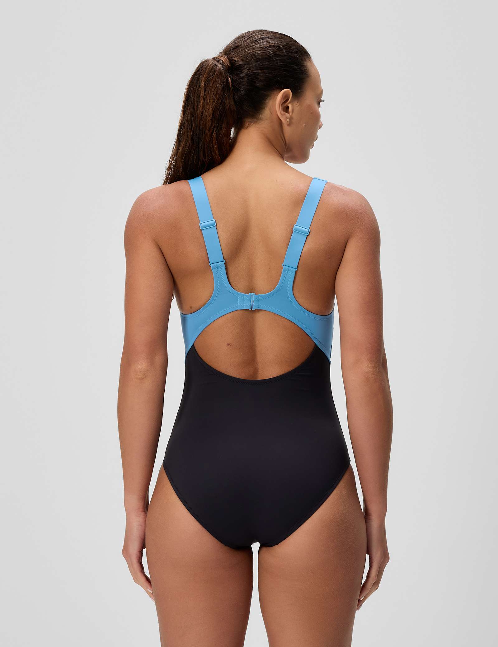 Sculpture Colour Block Scoop Neck Swimsuit - image 2