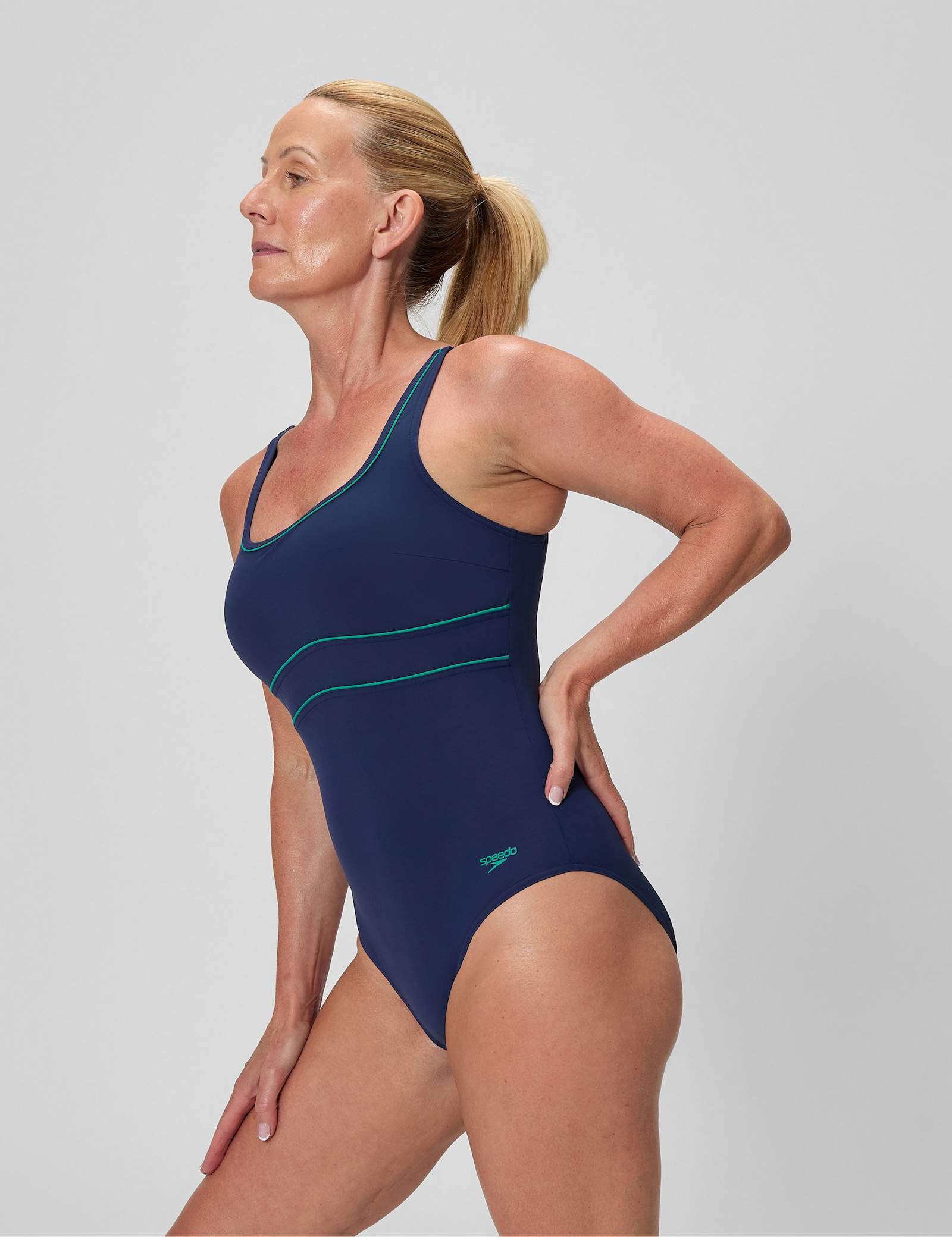 Speedo Solid Contour Eclipse One Piece - image 2