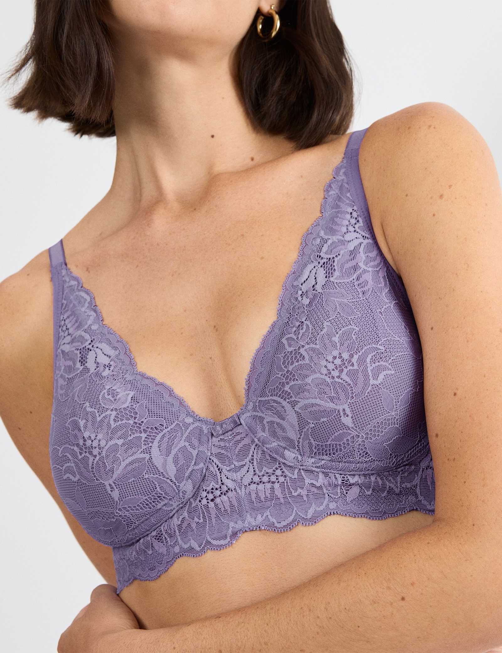 Amourette Charm Floral Lace Non Wired Bra A-E - image 2