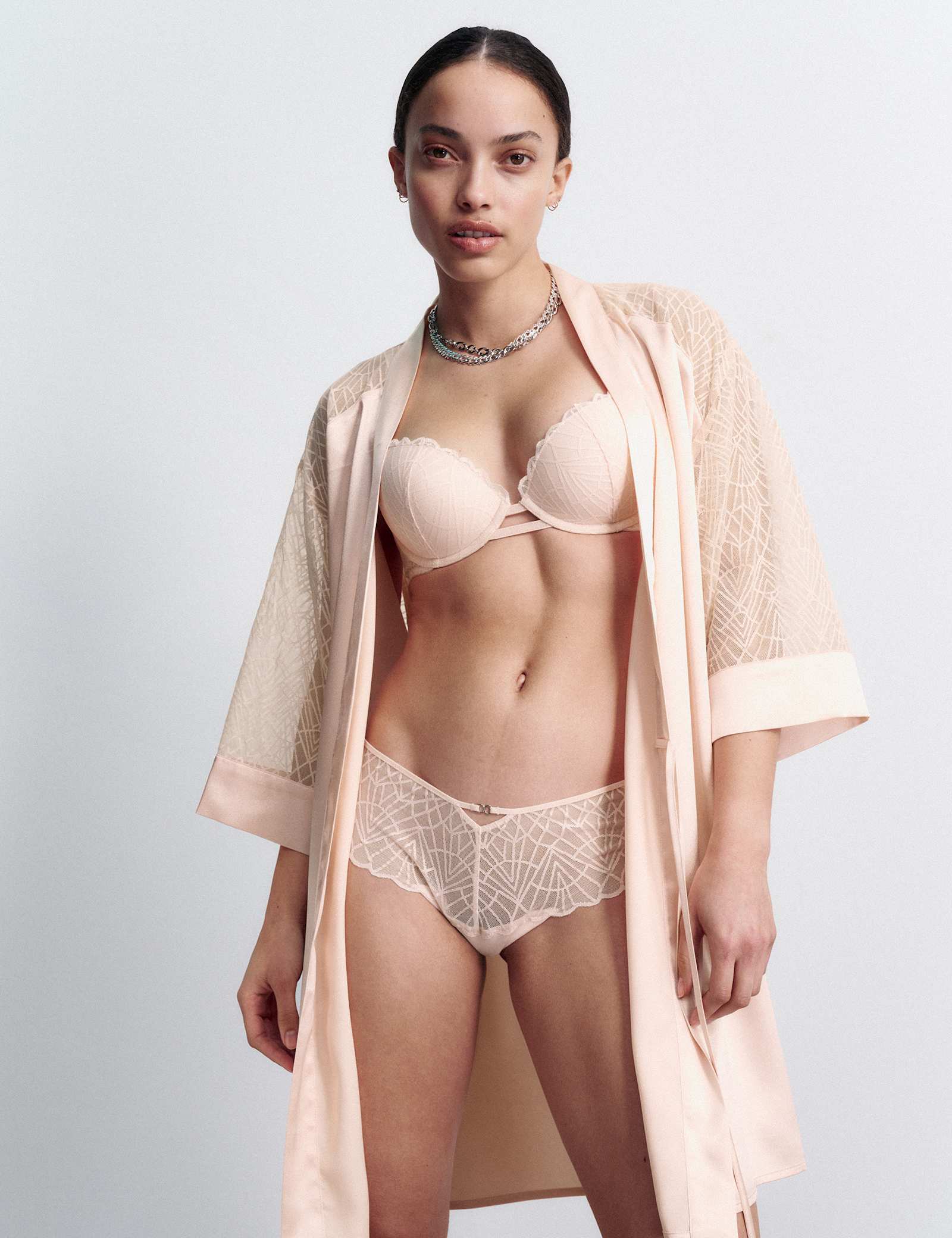 That Night In Vegas Lace & Mesh Wired Push-Up Bra (A-E) - image 2