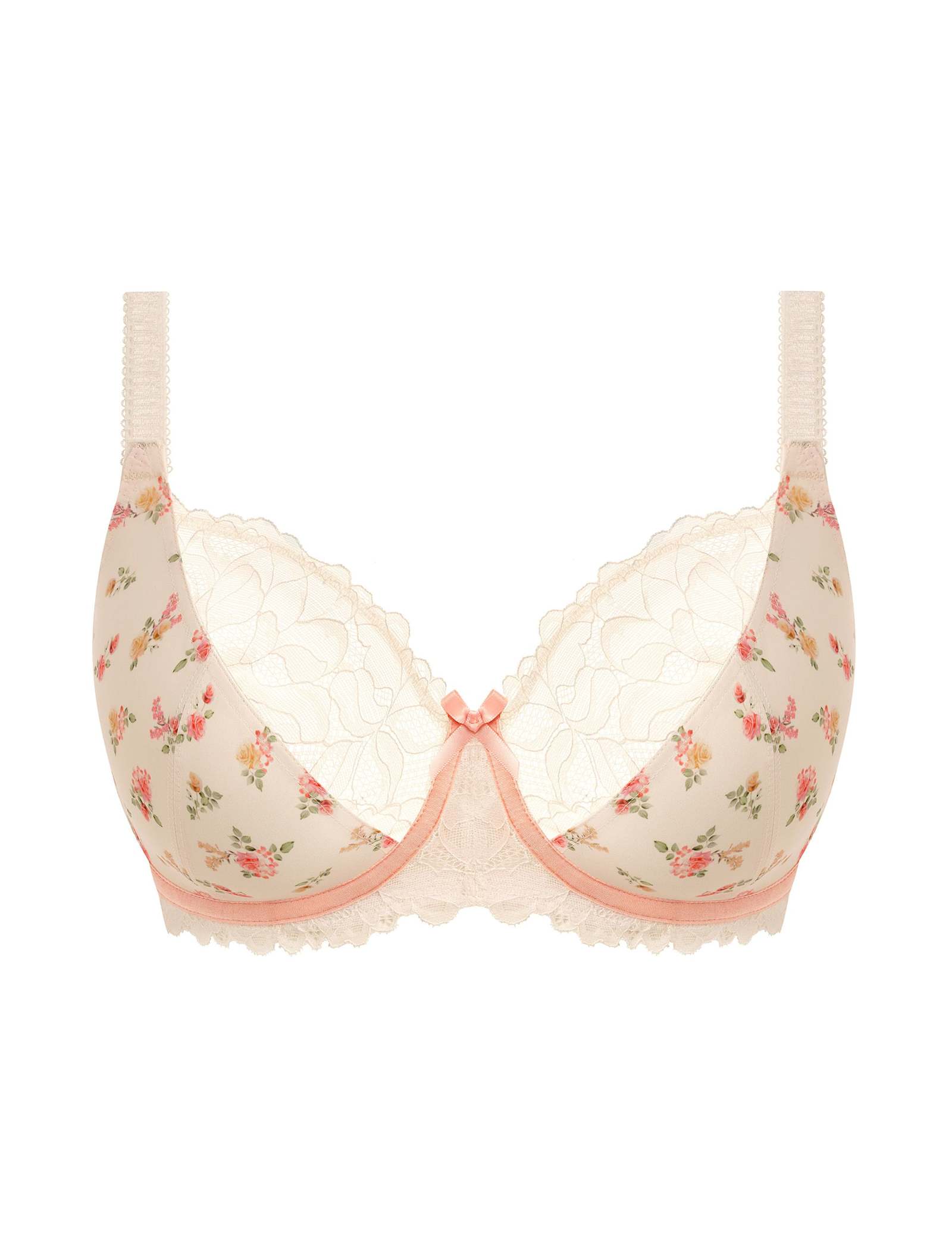 Cherish Me Floral Wired Plunge Bra (D-H) - image 1