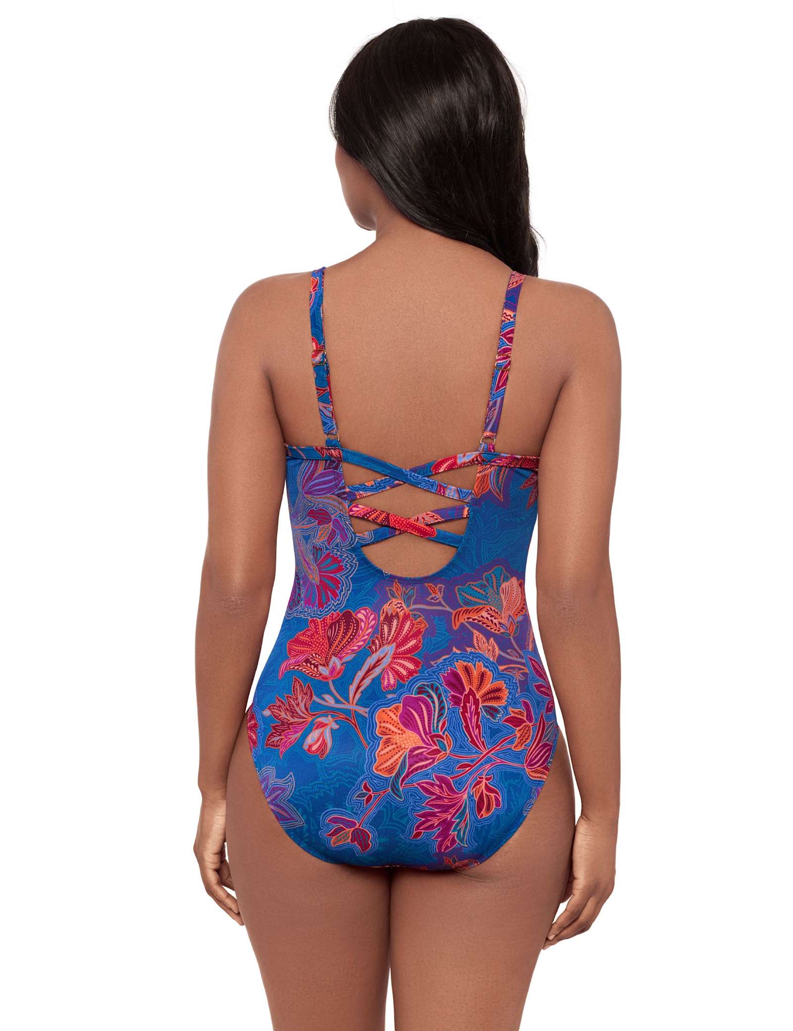 Decoupage Captivate Underwired Extra Firm Tummy Control Scoop Back Swimsuit - image 4