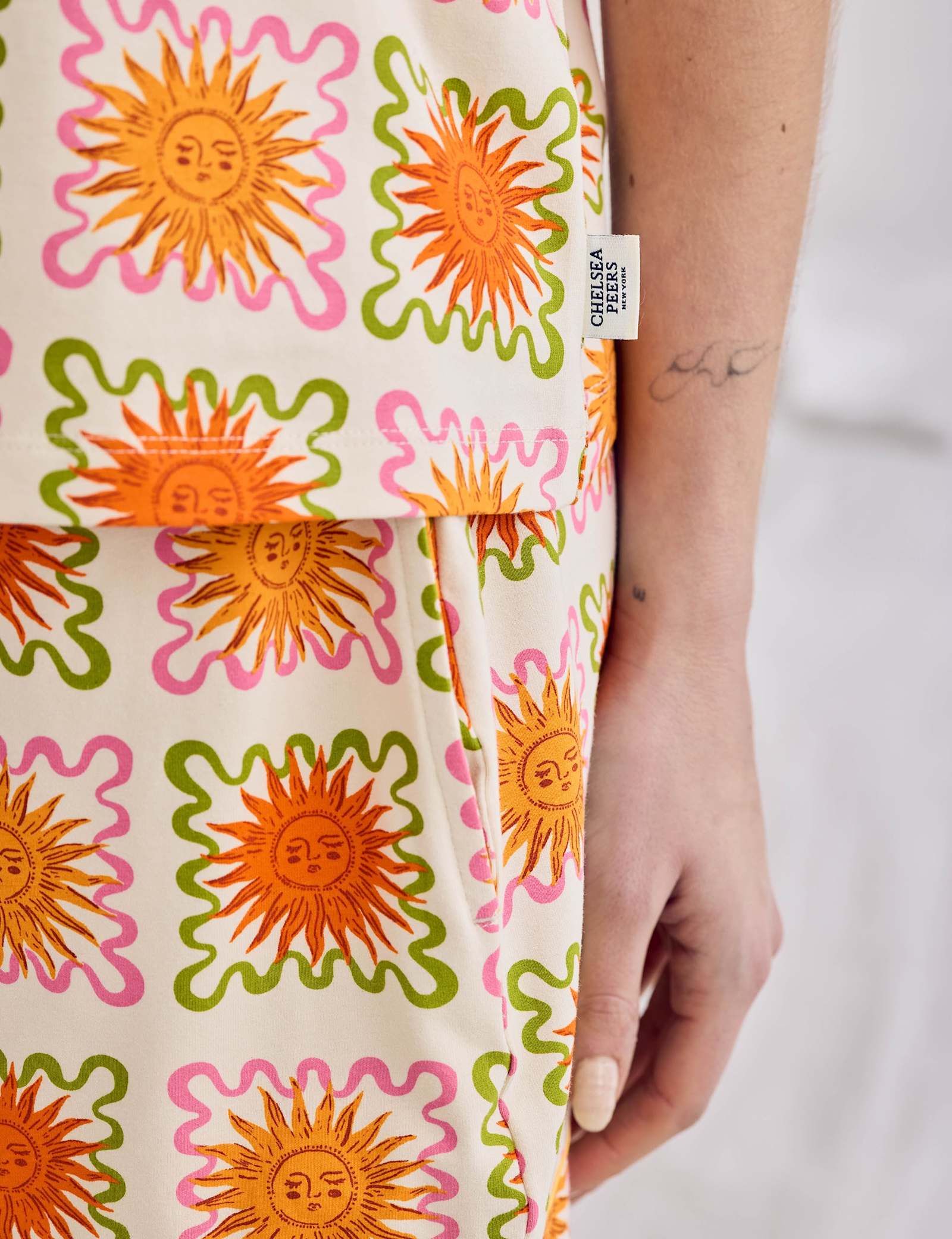 Cotton Rich Sunshine Tile Print Cami Short Pyjama Set - image 2