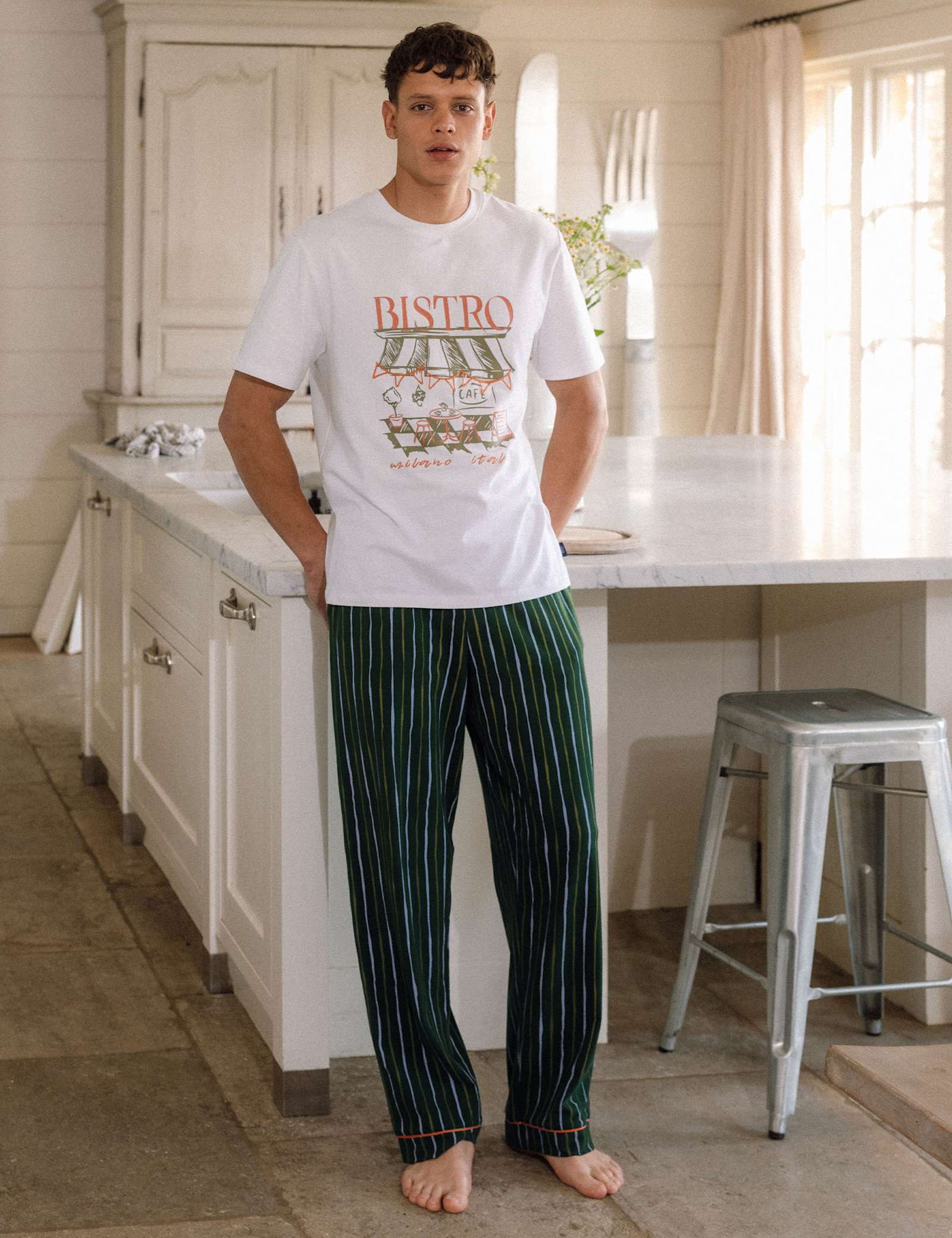 Cotton Rich Bistro Pyjama Set - image 1