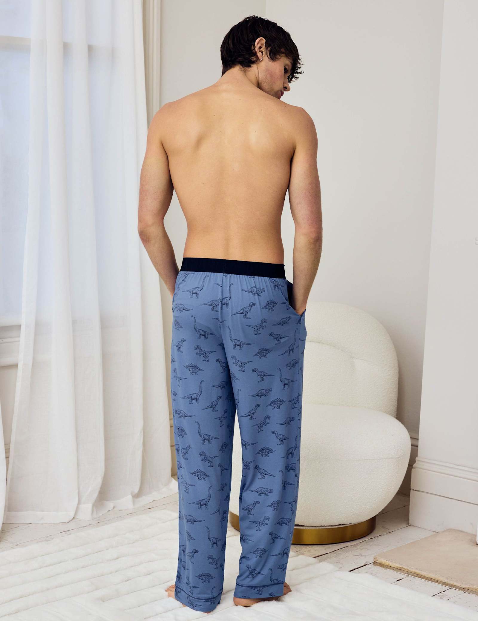 Dinosaur Print Pyjama Bottoms - image 4