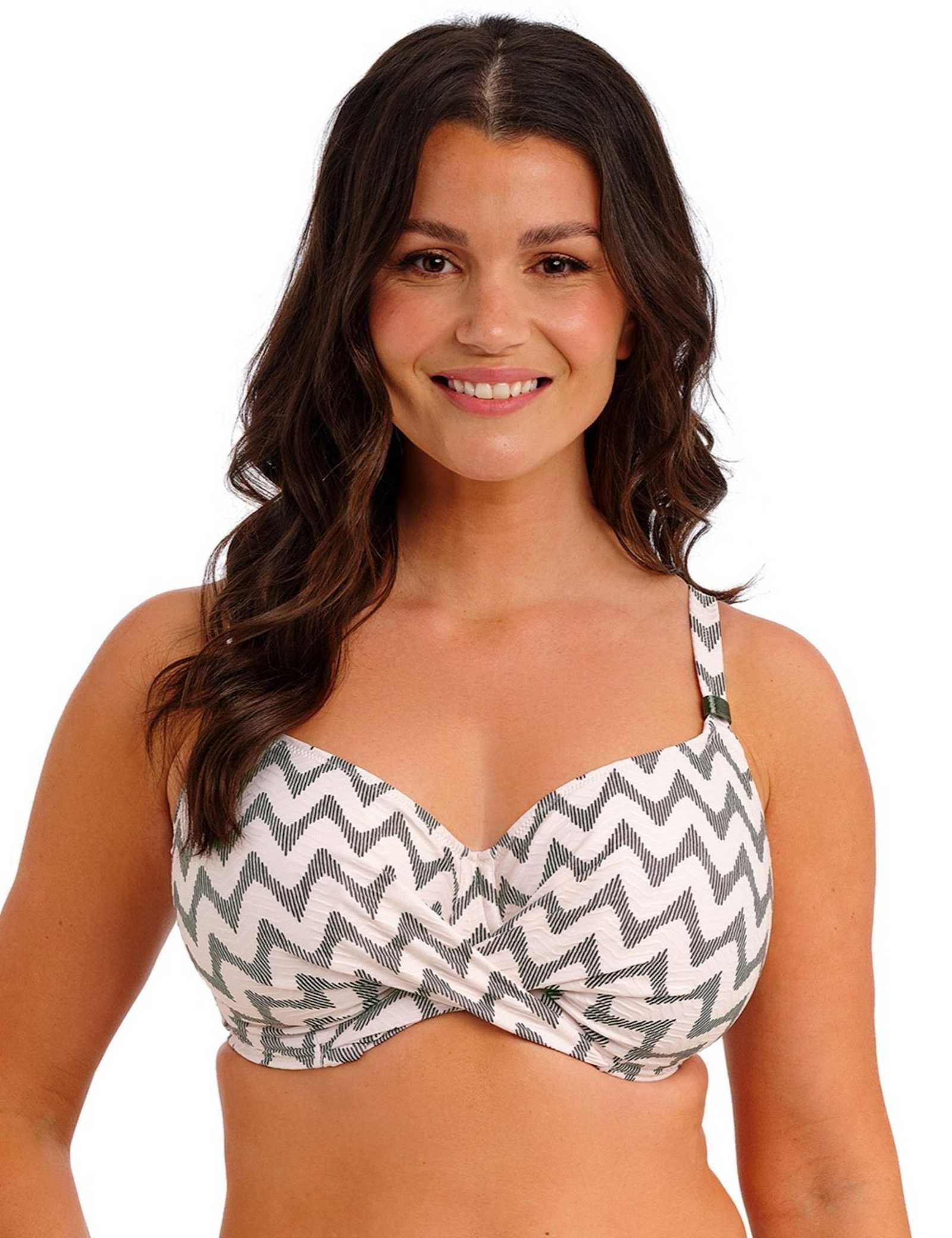 Vanuatu Wired Patterned Bikini Top - image 1