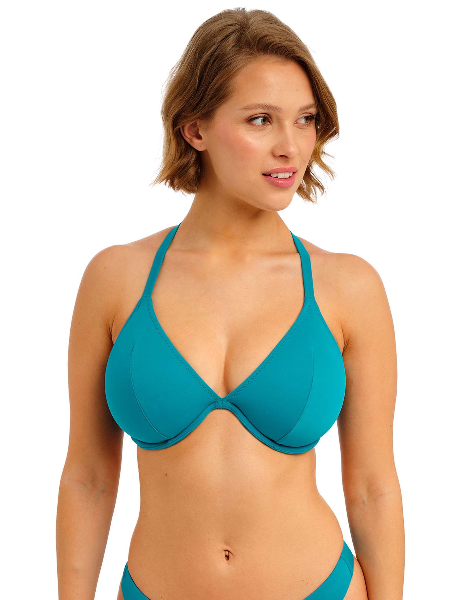 Jewel Cove Wired Plunge Bikini Top (D-G) - image 5