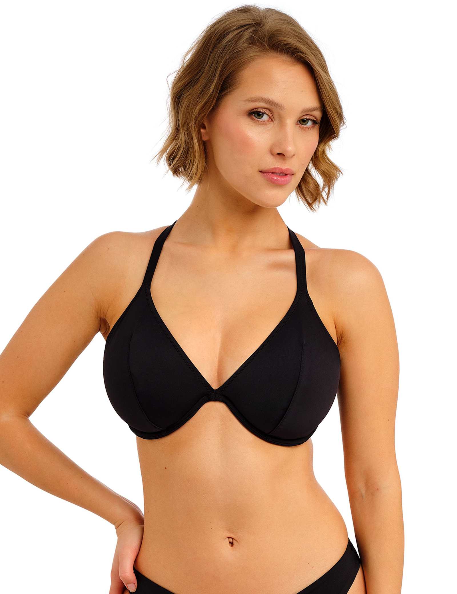 Jewel Cove Wired Plunge Bikini Top D-G - image 5