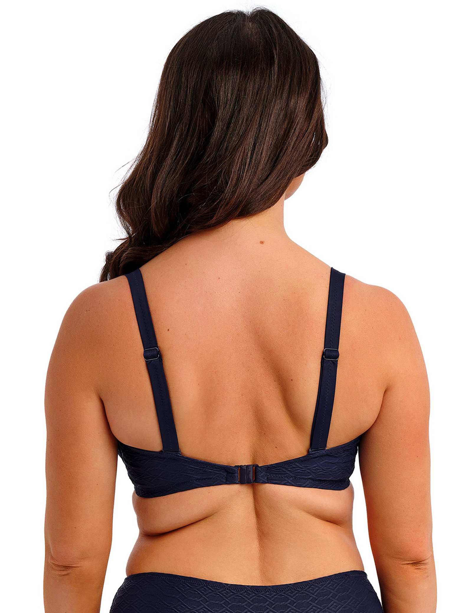 Azores Textured Wired Plunge Bikini Top (D-H) - image 3