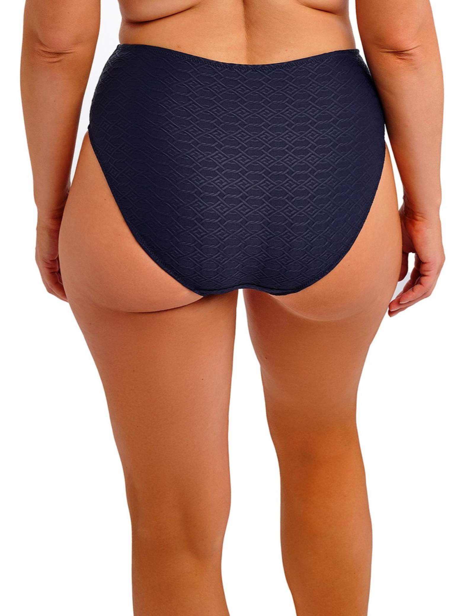Azores Textured High Waisted Bikini Bottoms - image 3