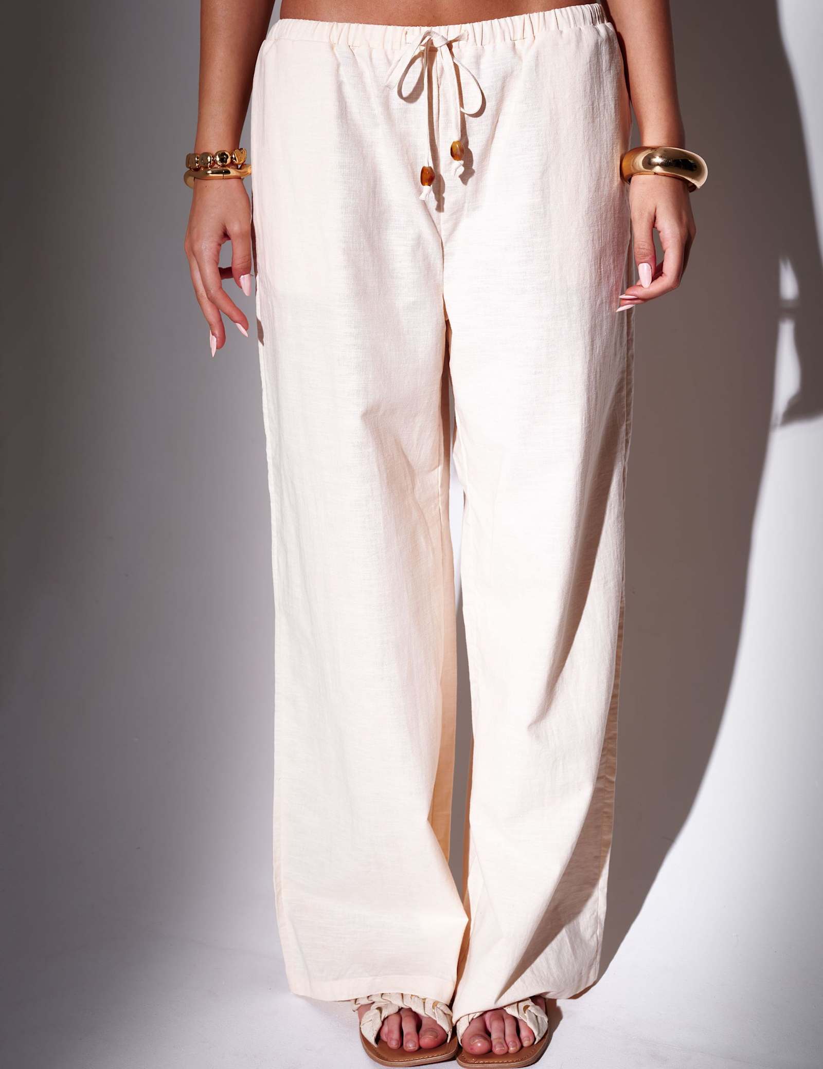 Lyocell Rich Wide Leg Trousers - image 3