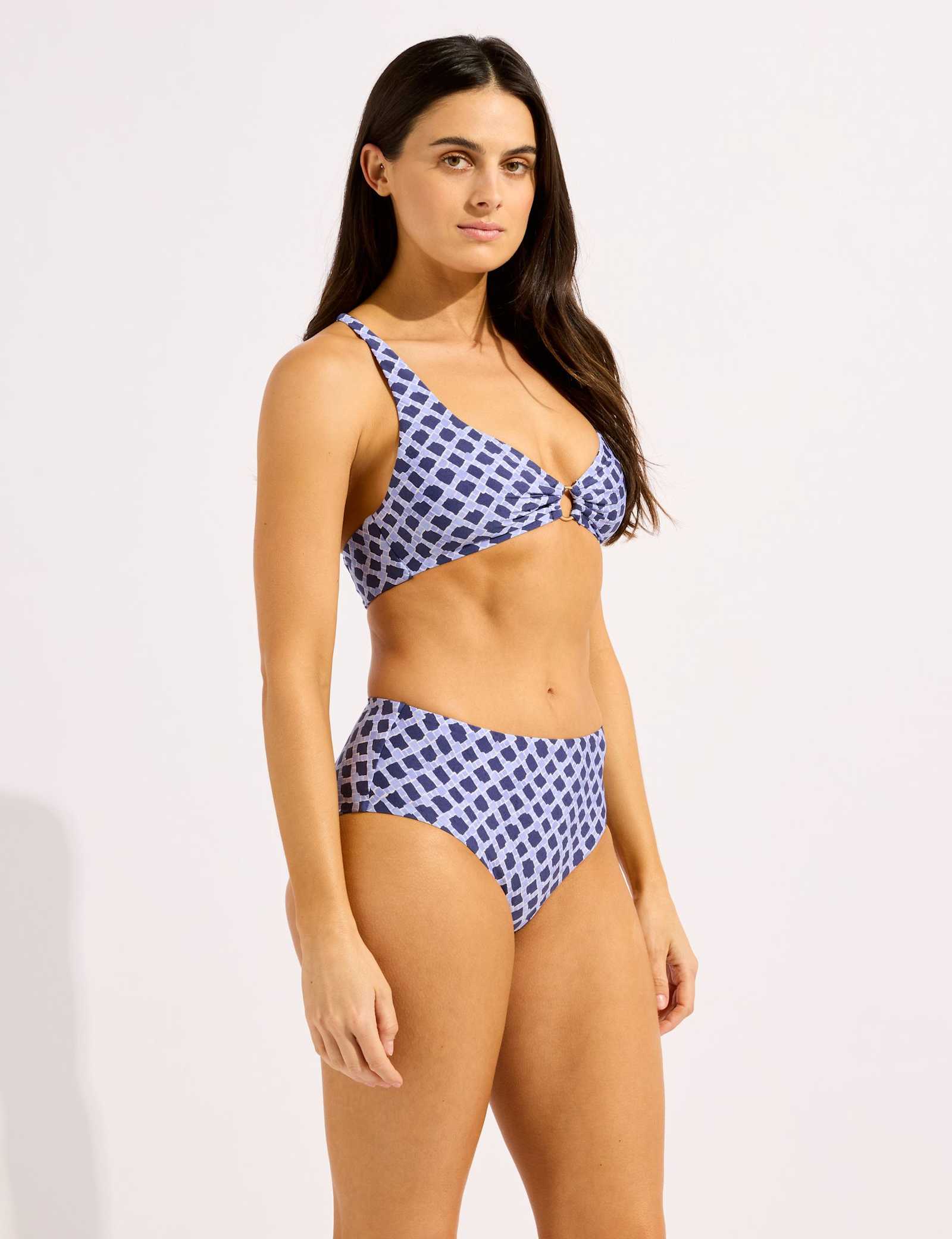 Marseille Printed Padded Triangle Bikini Top - image 4