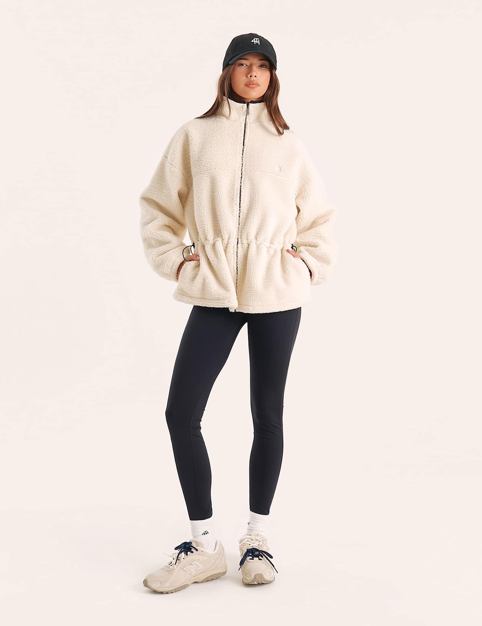 Lola Zip Up Funnel Neck Fleece Jacket - image 1