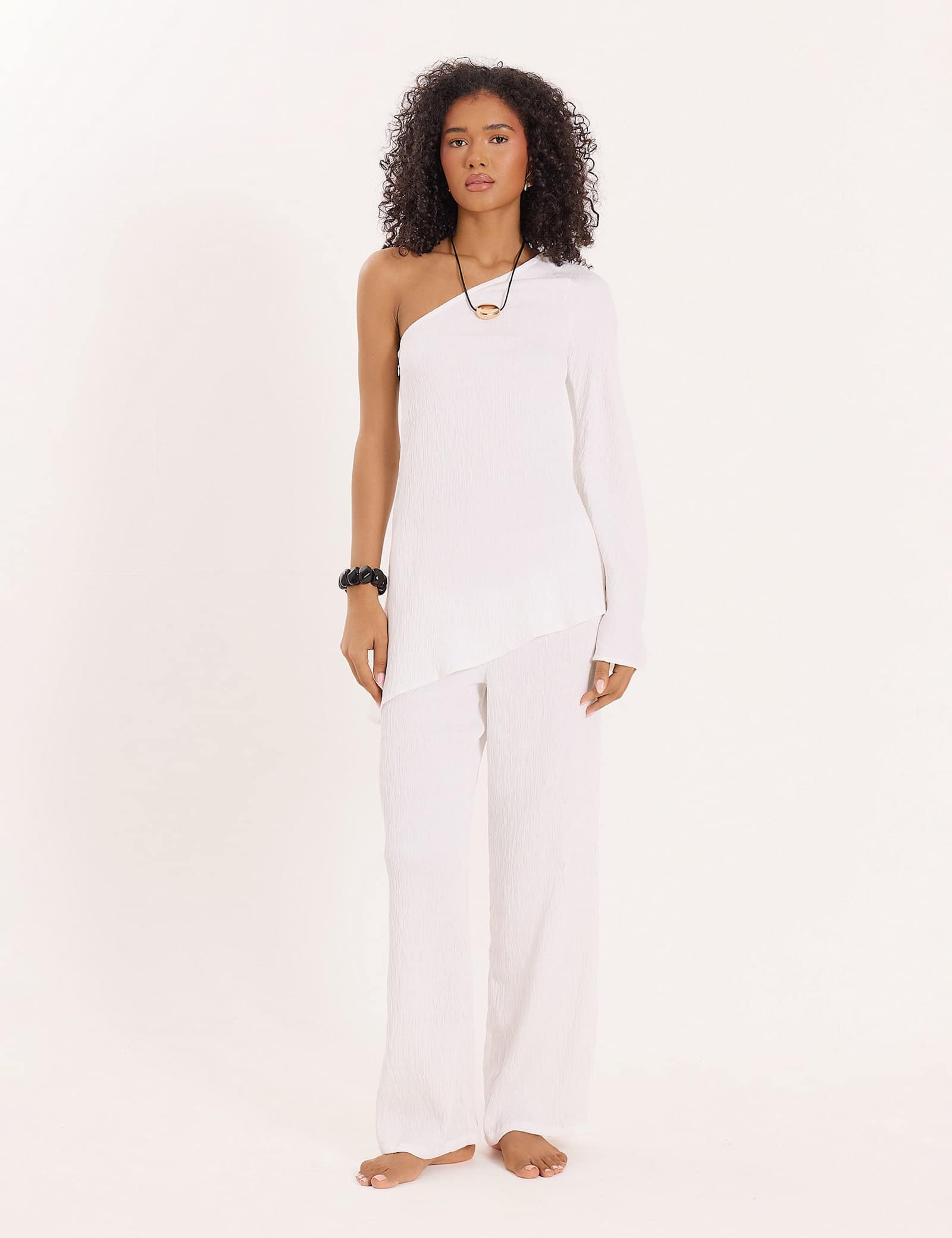 Pure Cotton Elasticated Waist Trousers - image 1