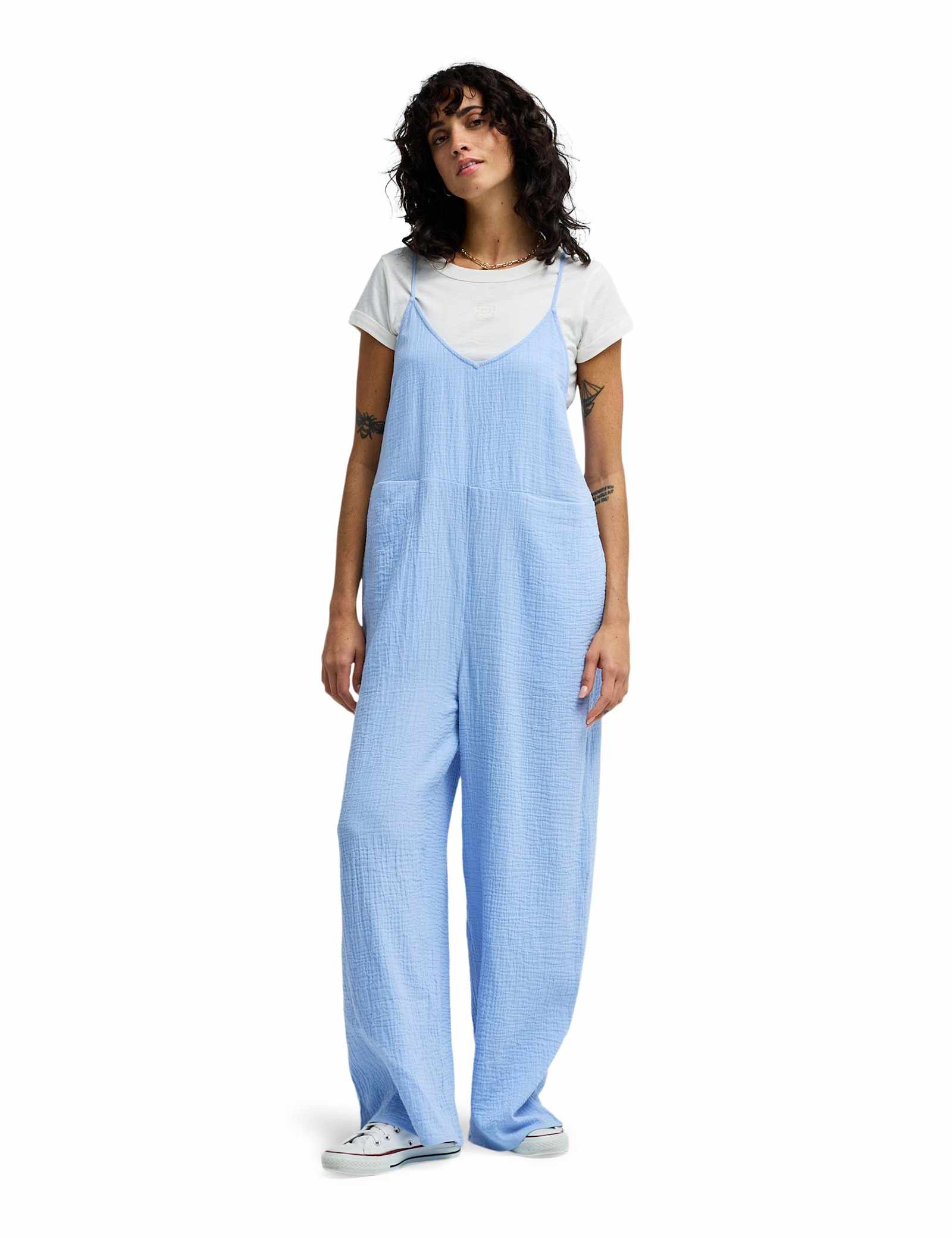 Only In Dreams Pure Cotton Wide Leg Jumpsuit - image 1